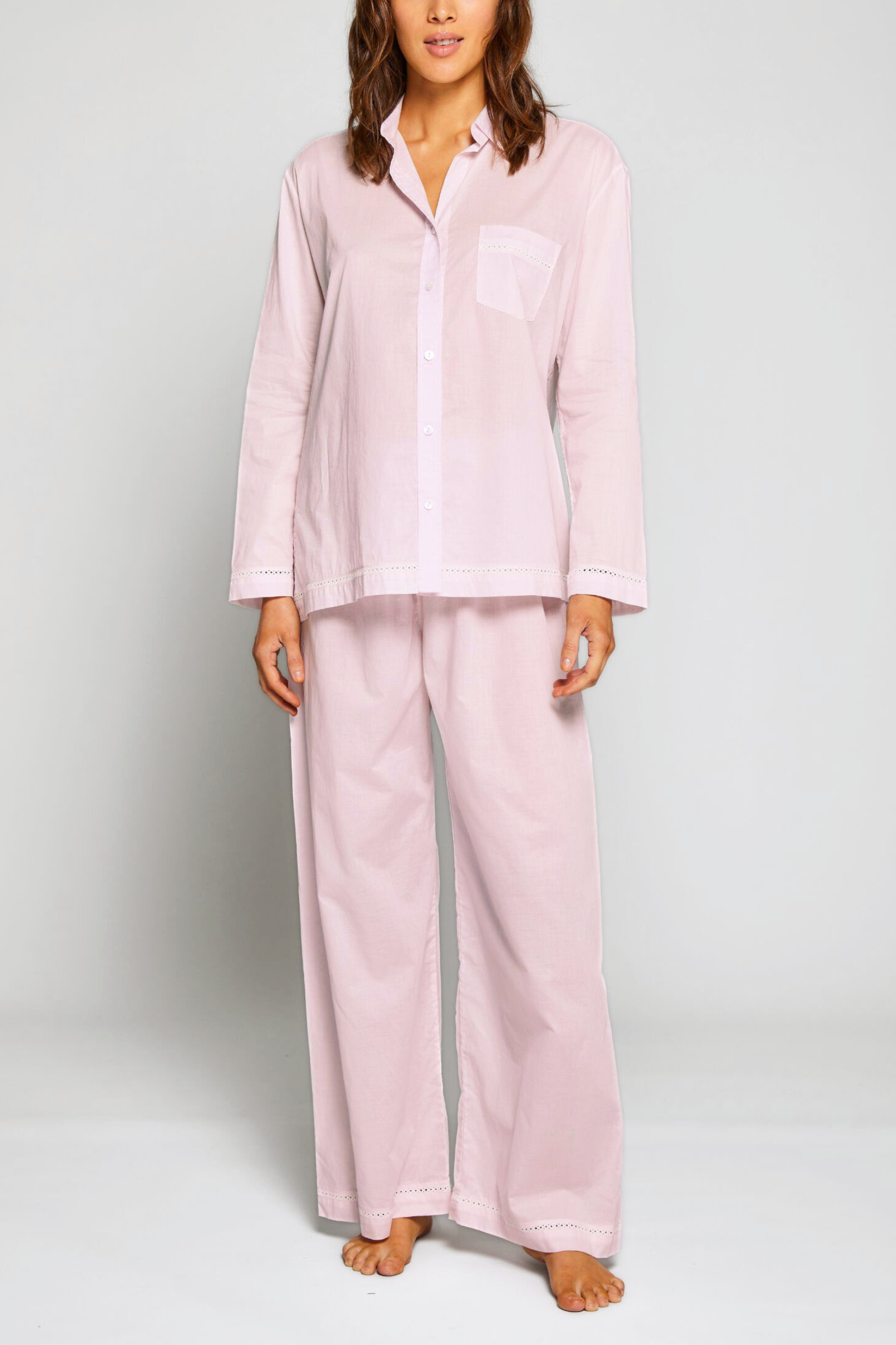Classic Style Pajama Set - Pink