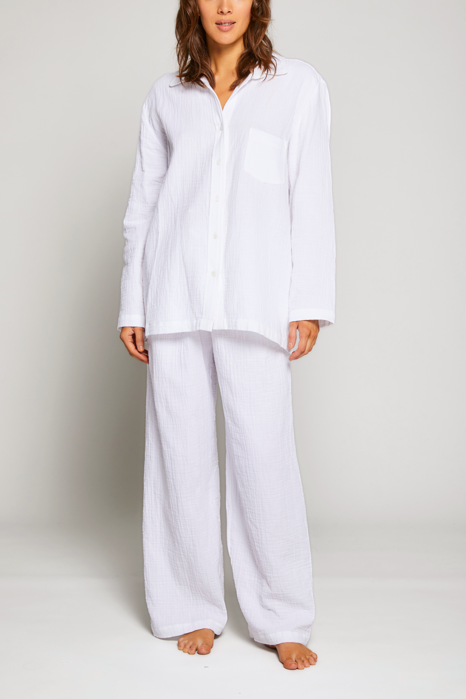 Angel Pajama Set - White