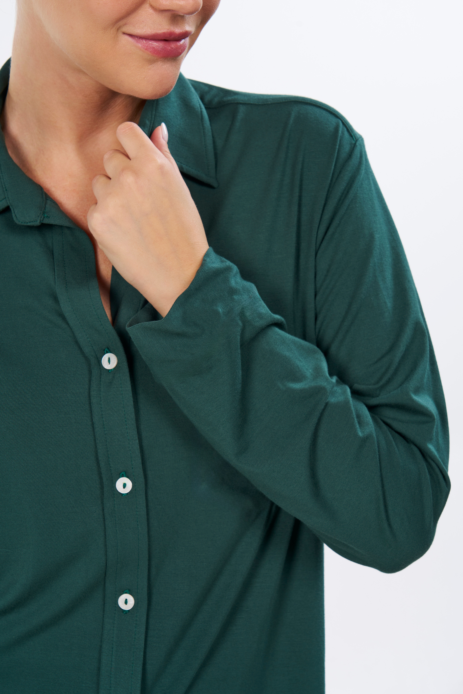 Organic Bamboo Pajama Set - Hunter Green