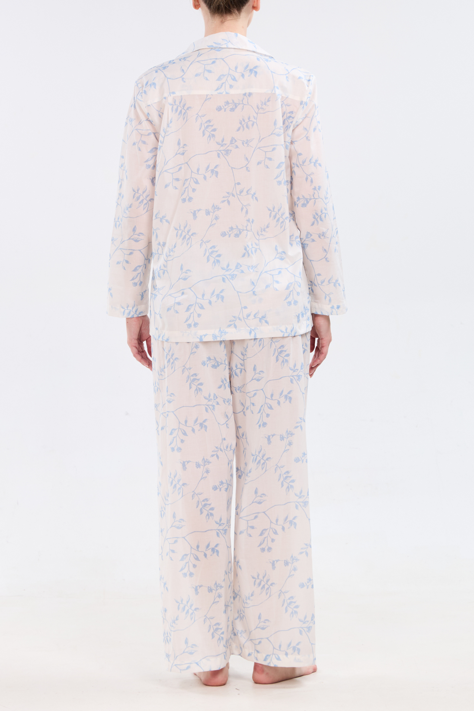 Hummingbird Pajama Set - Blue