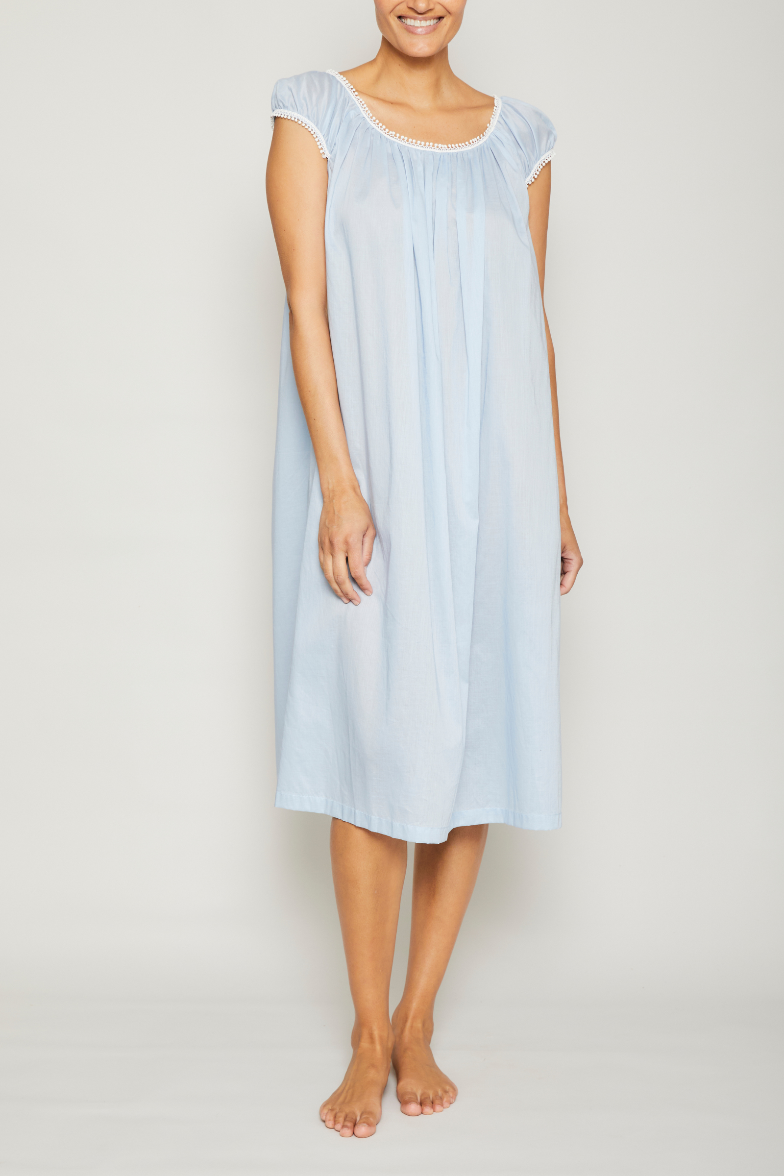 Crown Long Nightgown - Celestine