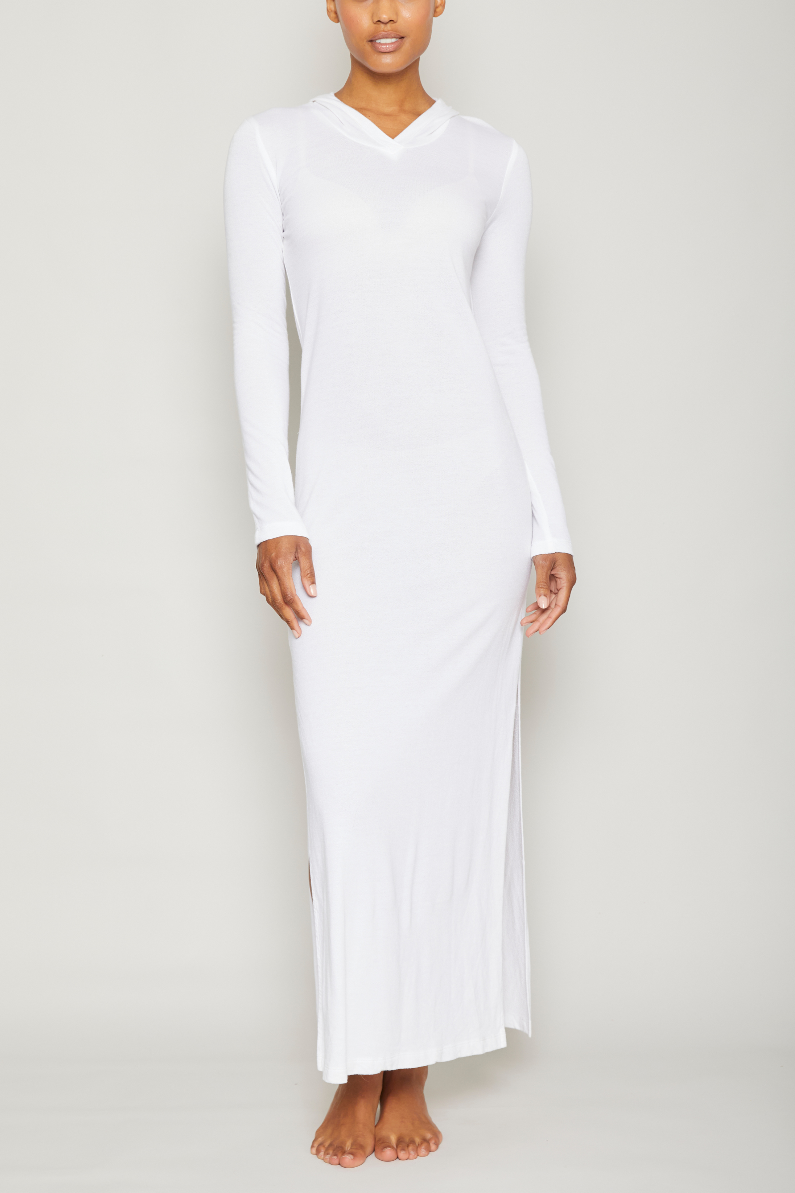 Long Terry Cover Up - White