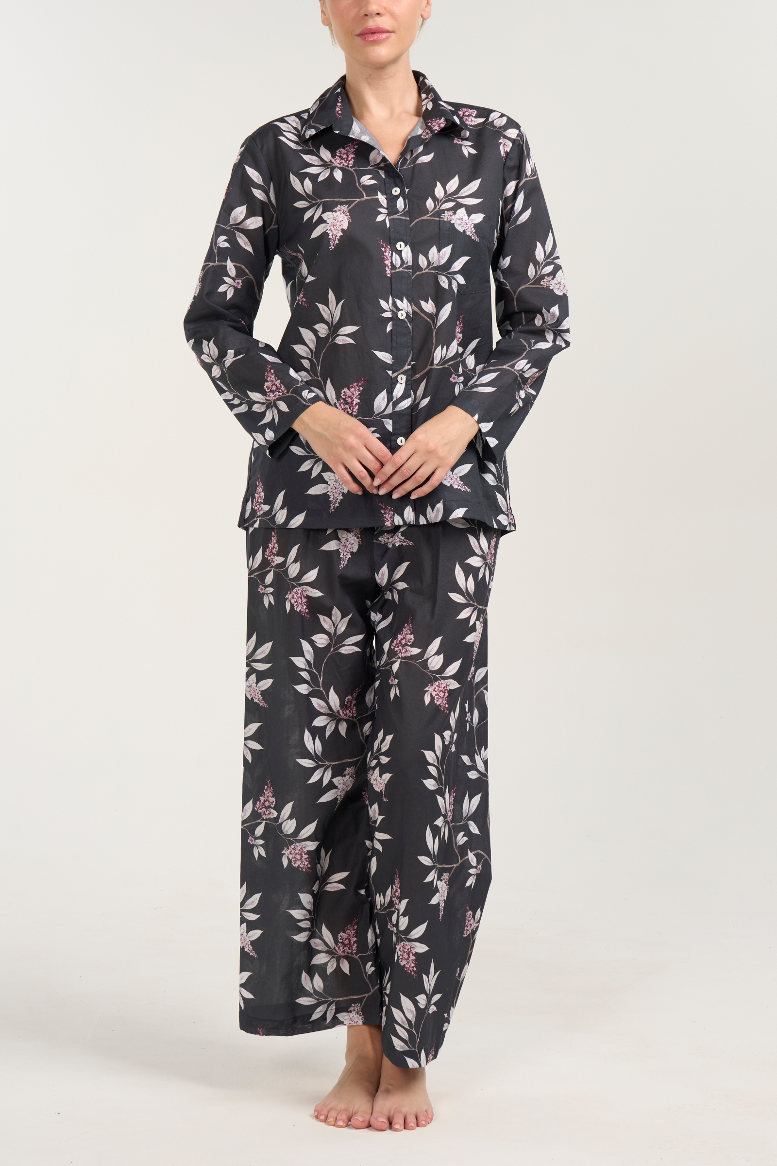 Long Sleeve Pajama Set - Misty Morning