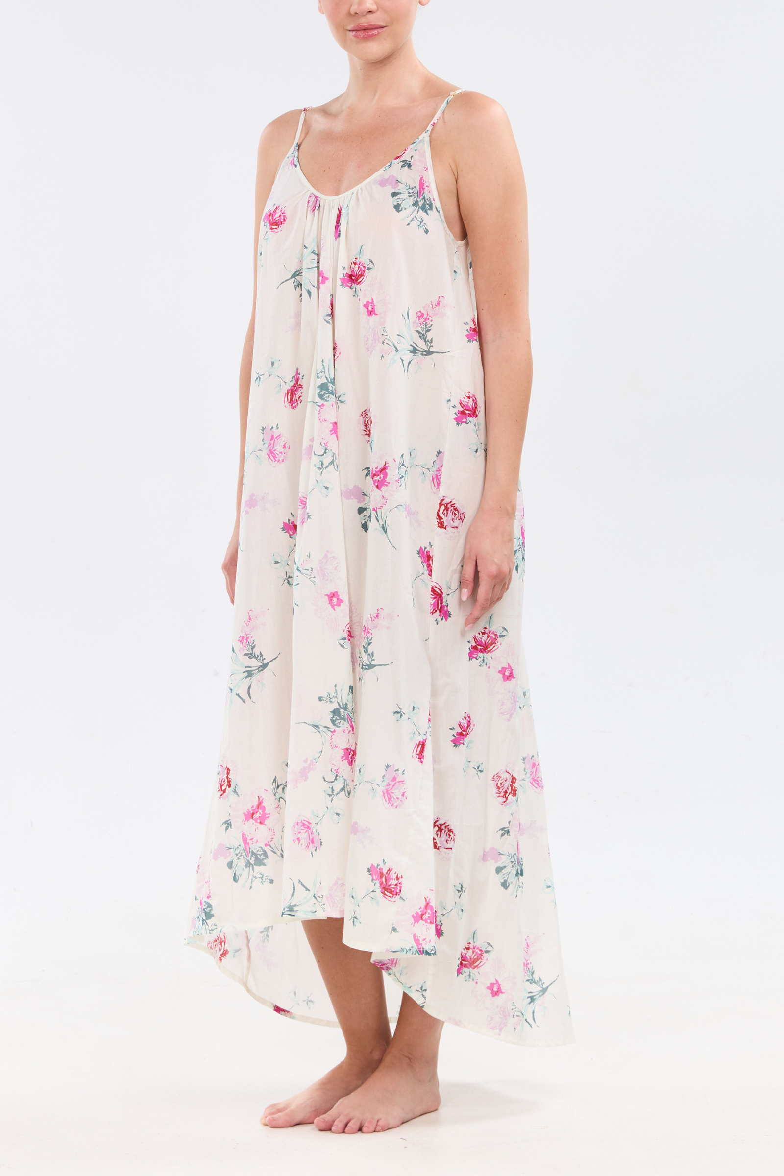 High-Low Dress - Roses