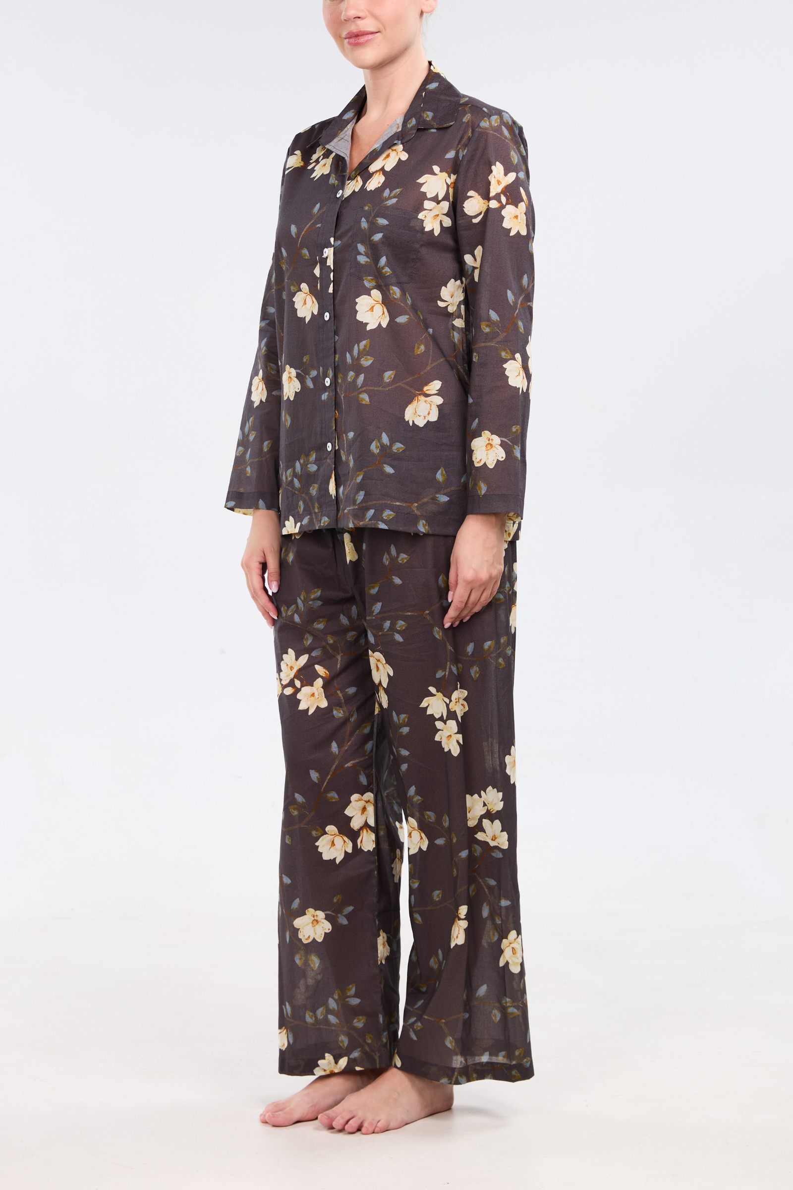 Long Sleeve Pajama Set - Magnolia