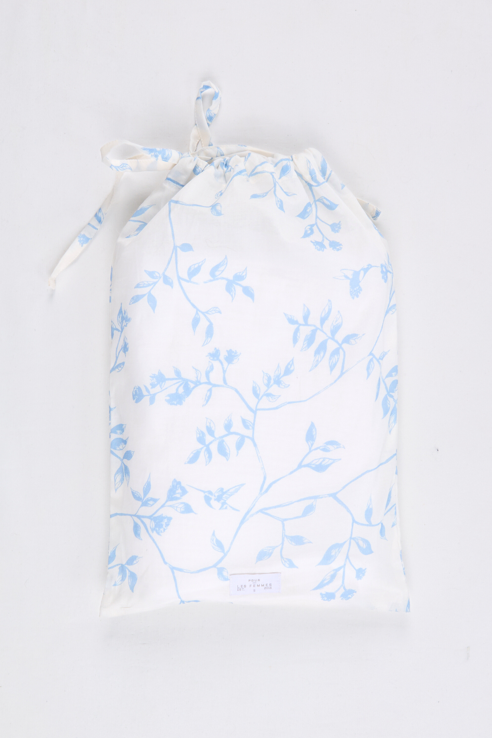 Hummingbird Pajama Set - Blue