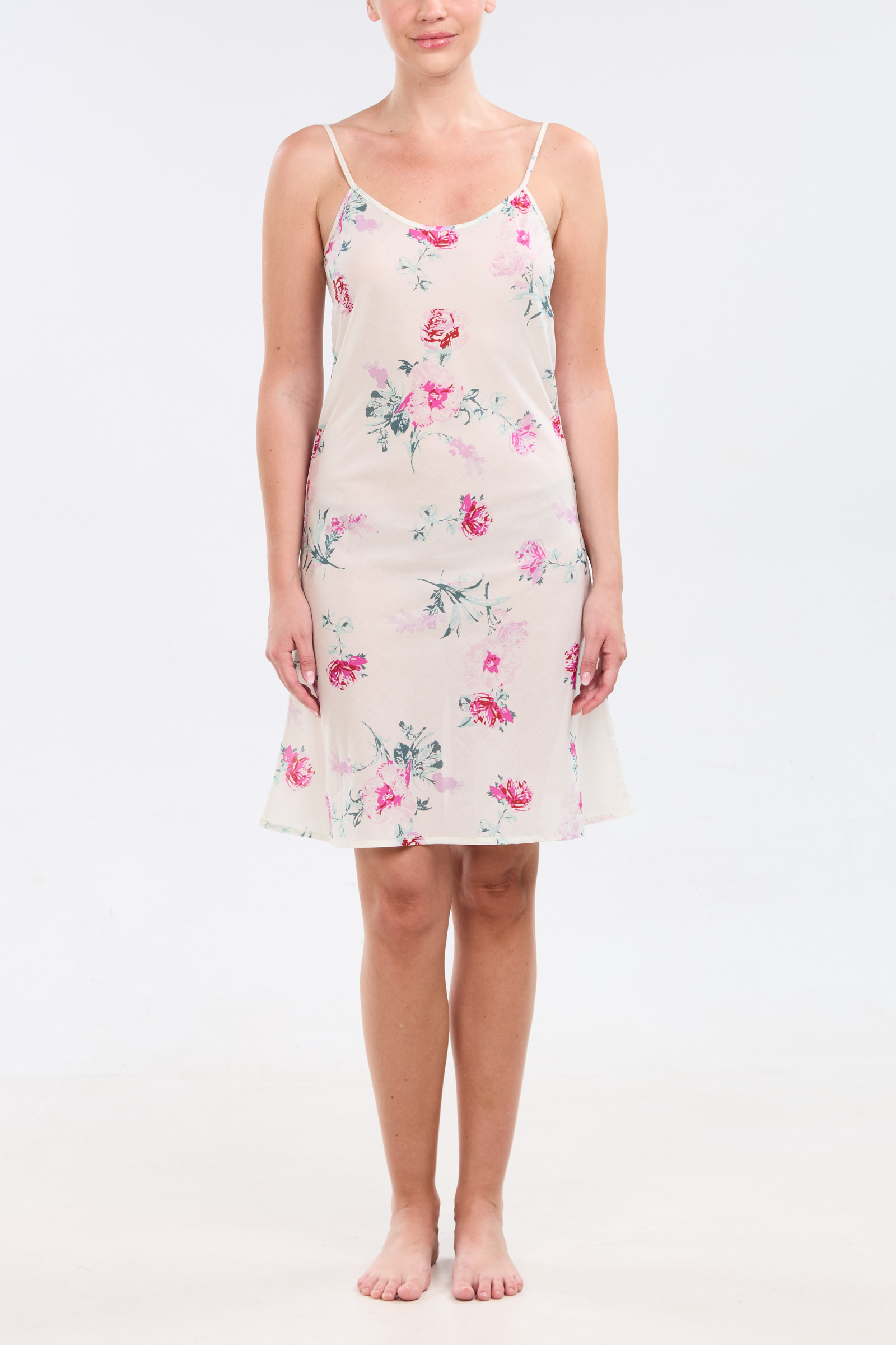 Classic Slip Dress - Roses
