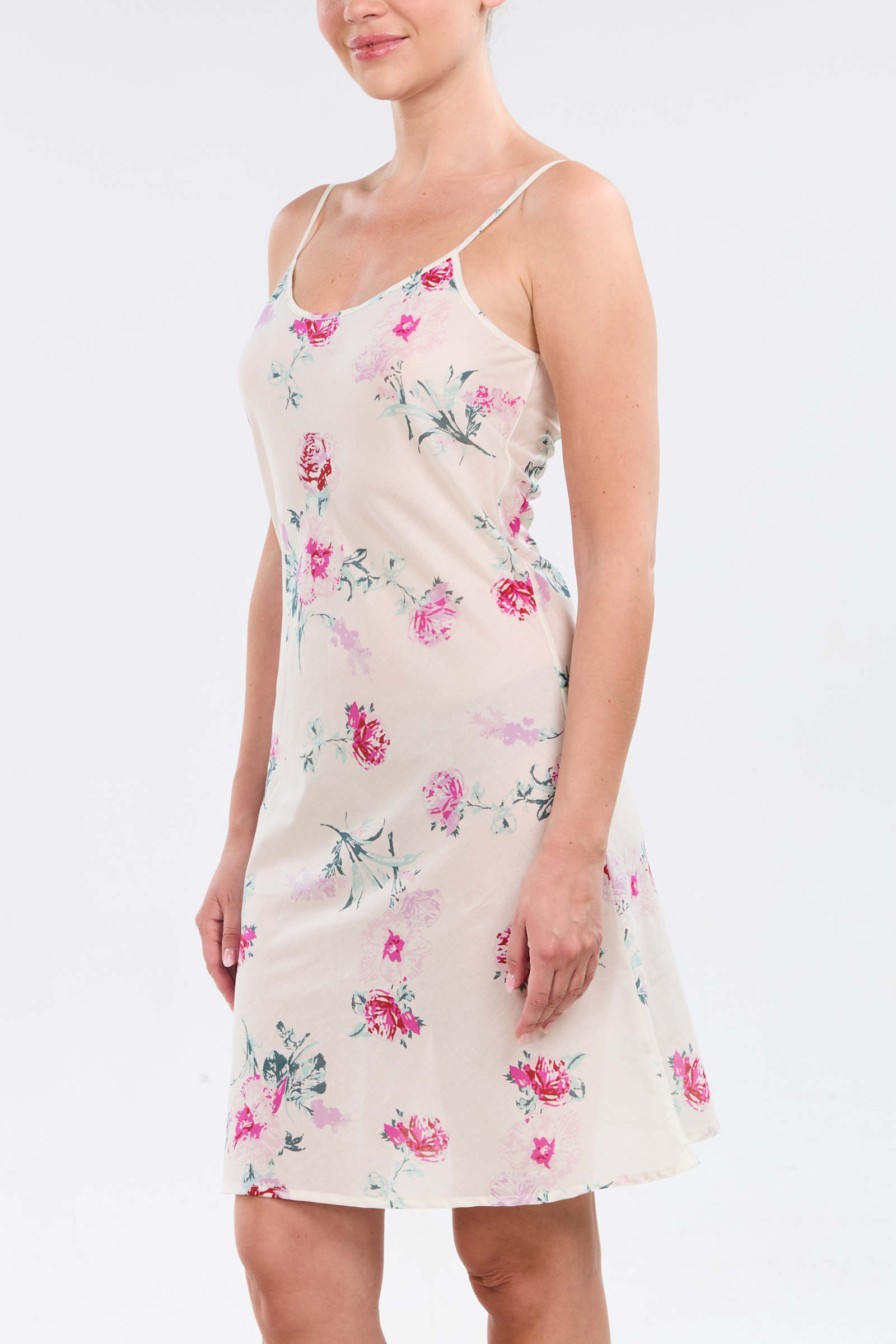Classic Slip Dress - Roses