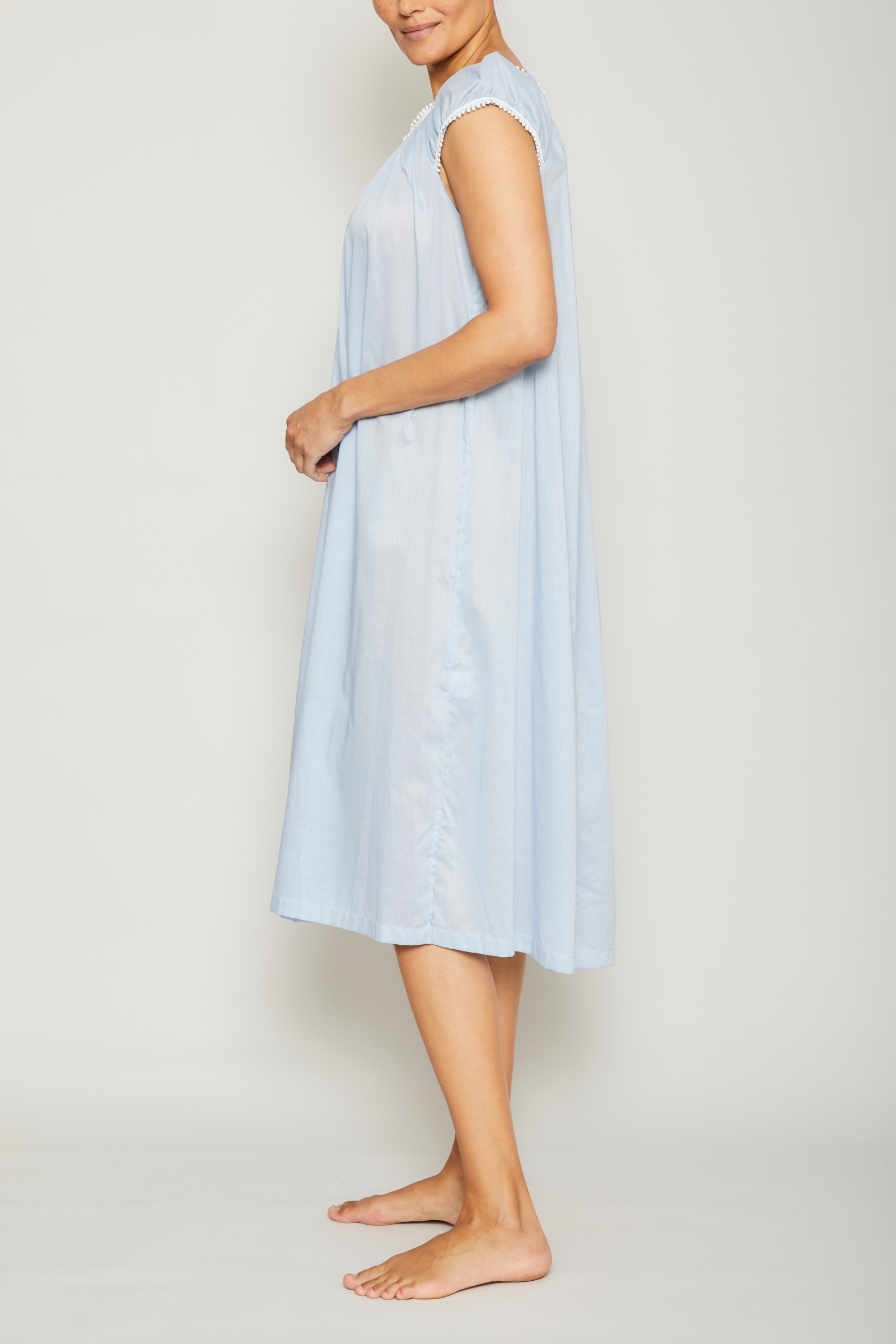 Crown Long Nightgown - Celestine