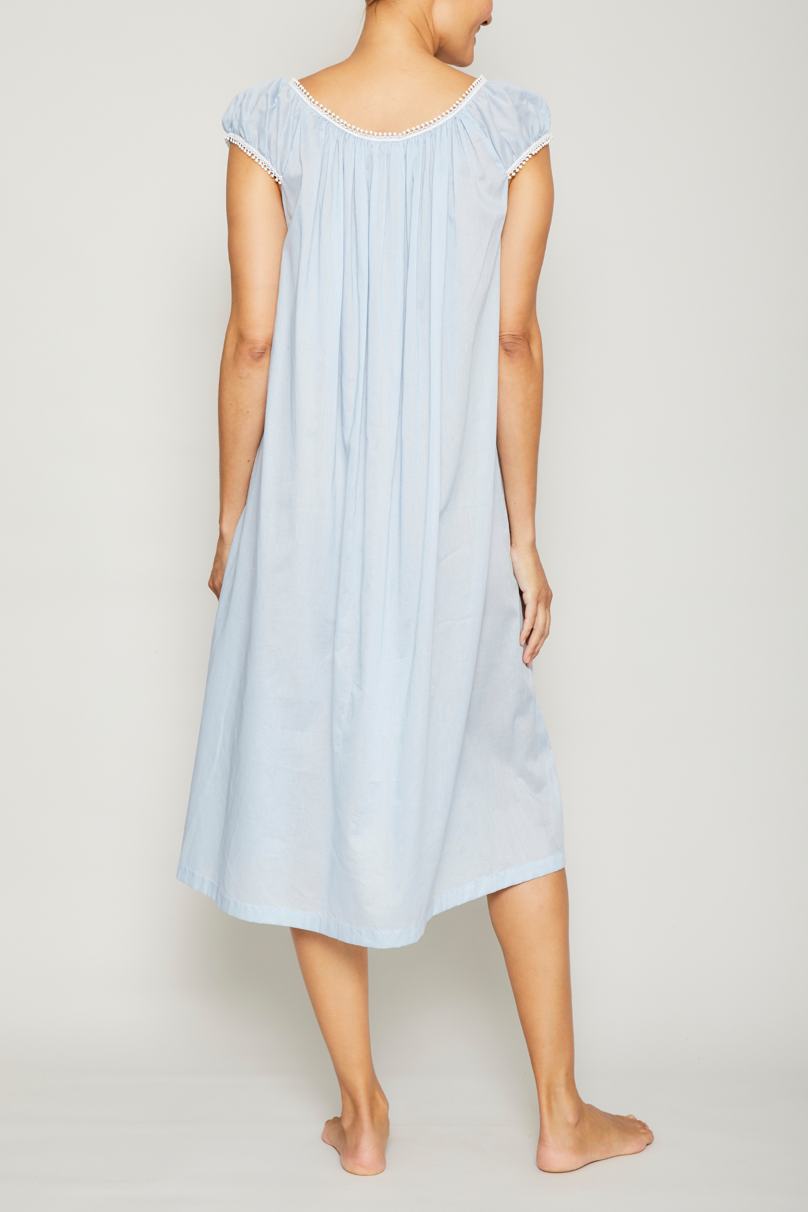 Crown Long Nightgown - Celestine