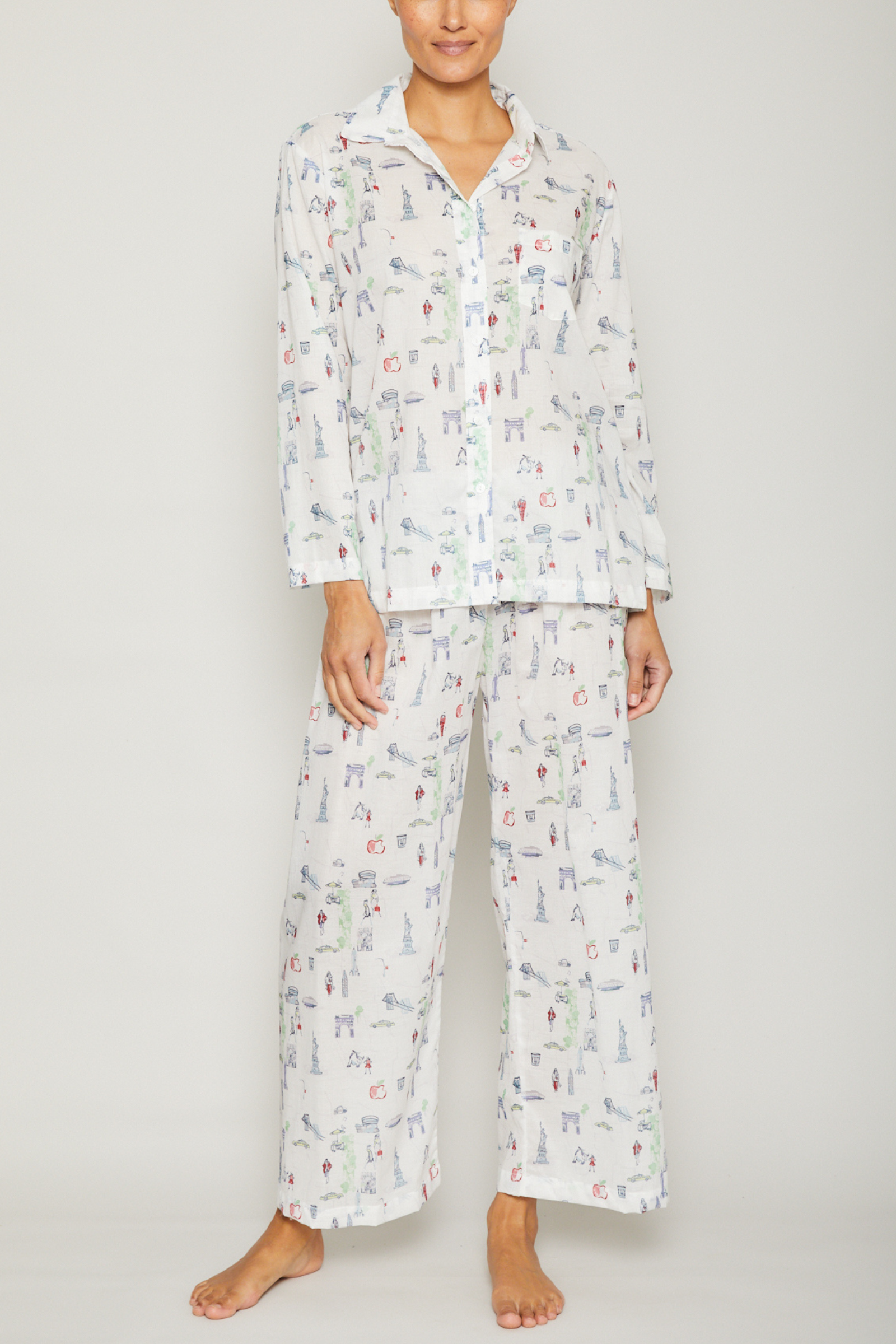 New York Long Sleeve PJ Set