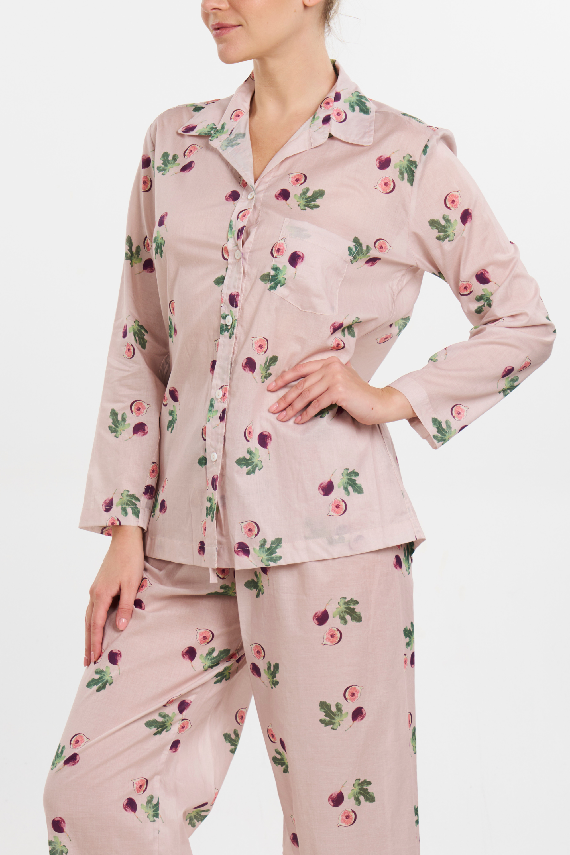 Long Sleeve PJ Set - Figs