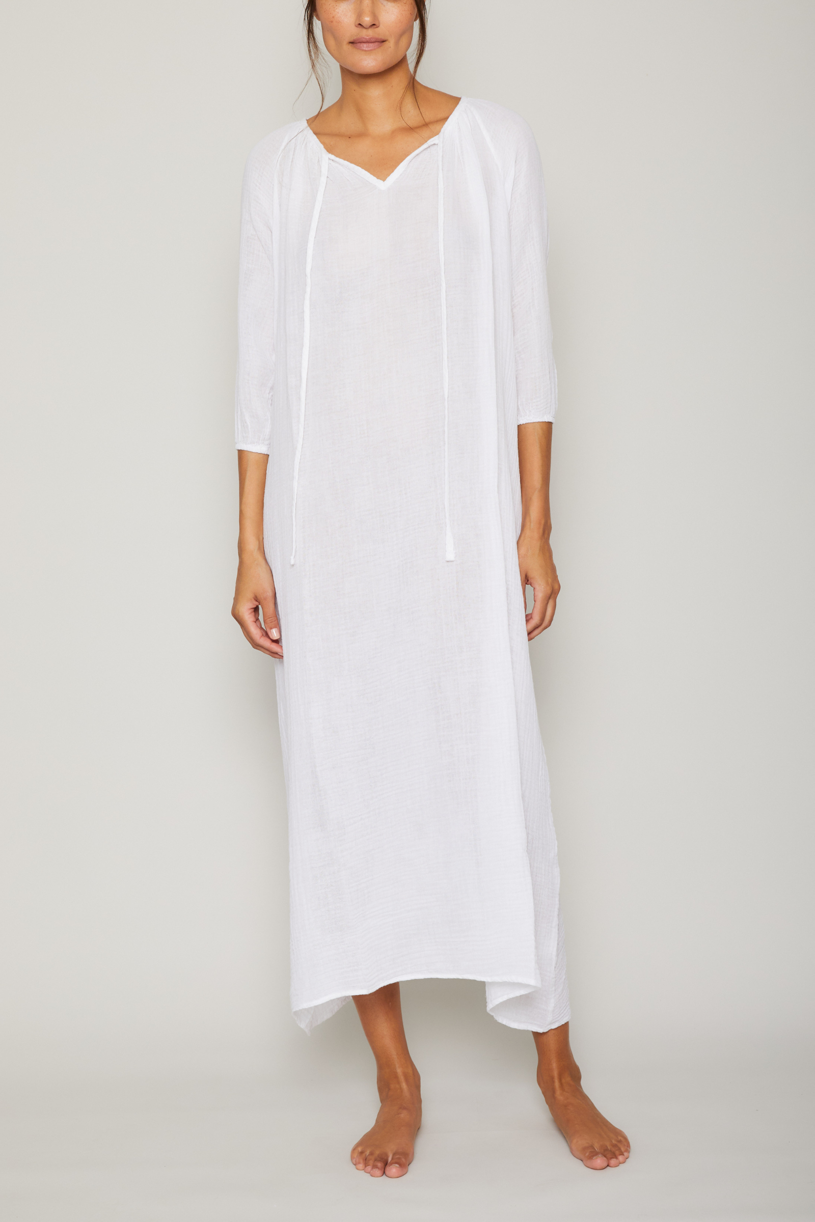 Long Gauze Kaftan
