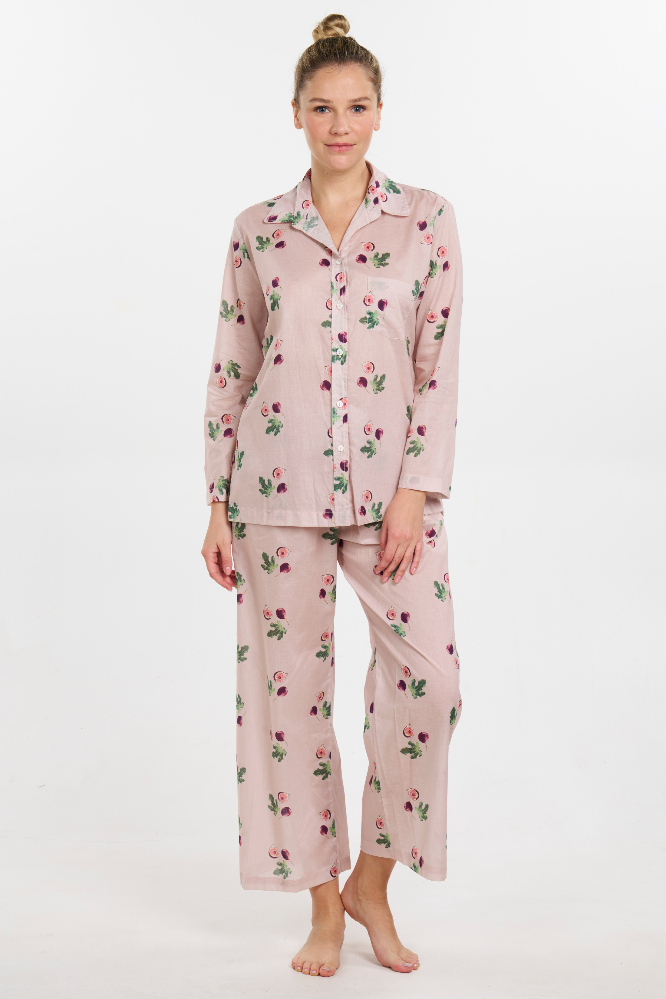 Long Sleeve PJ Set - Figs