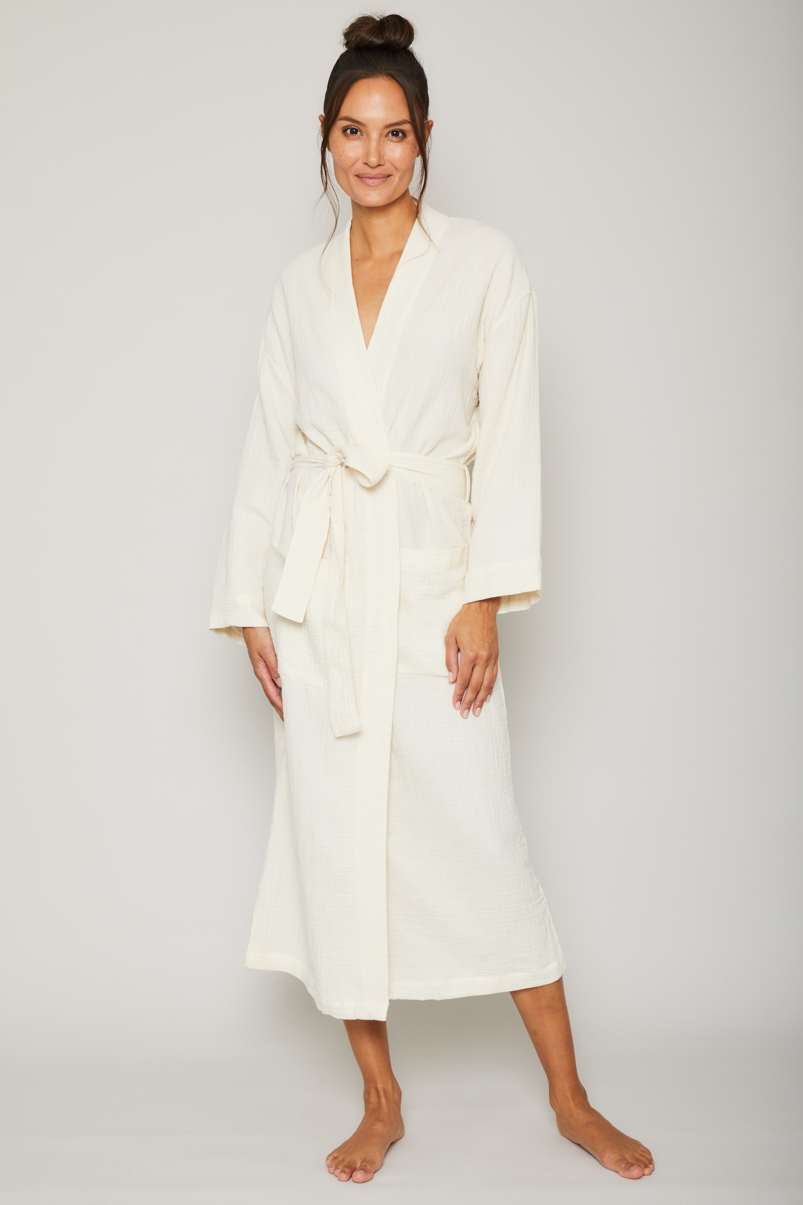 Angel Long Robe - Natural