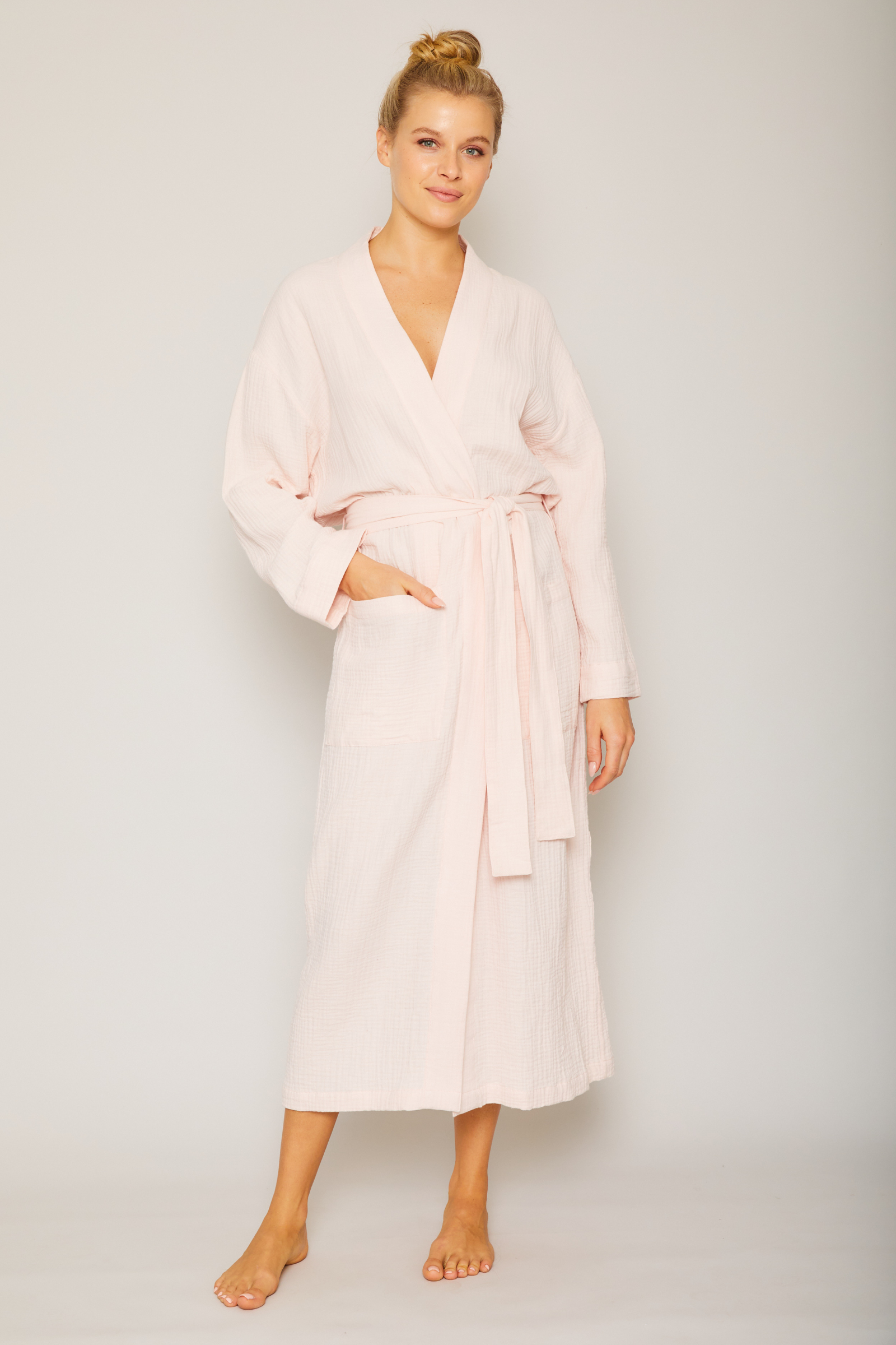 Angel Long Robe - Pink
