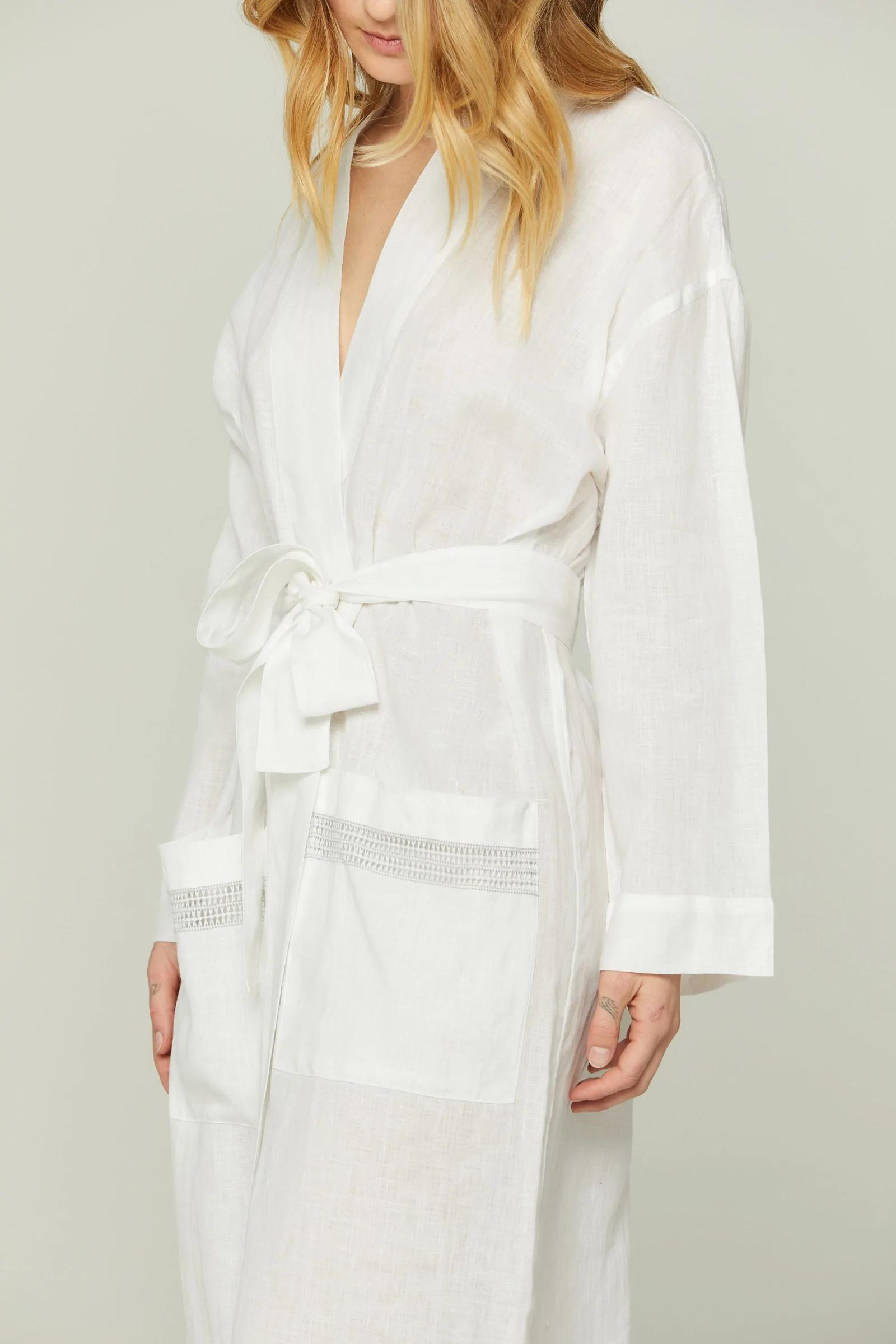Italian Linen Robe