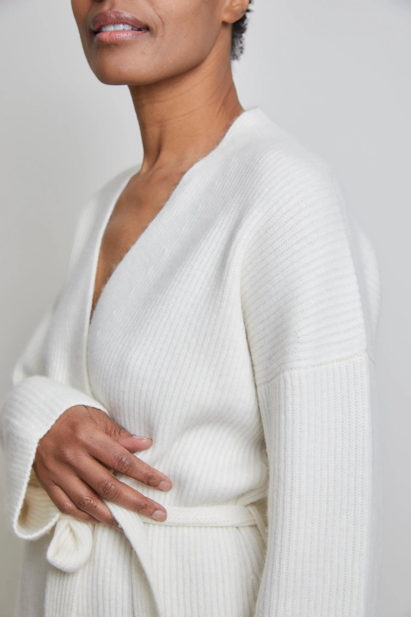 Cashmere Robe - Cream