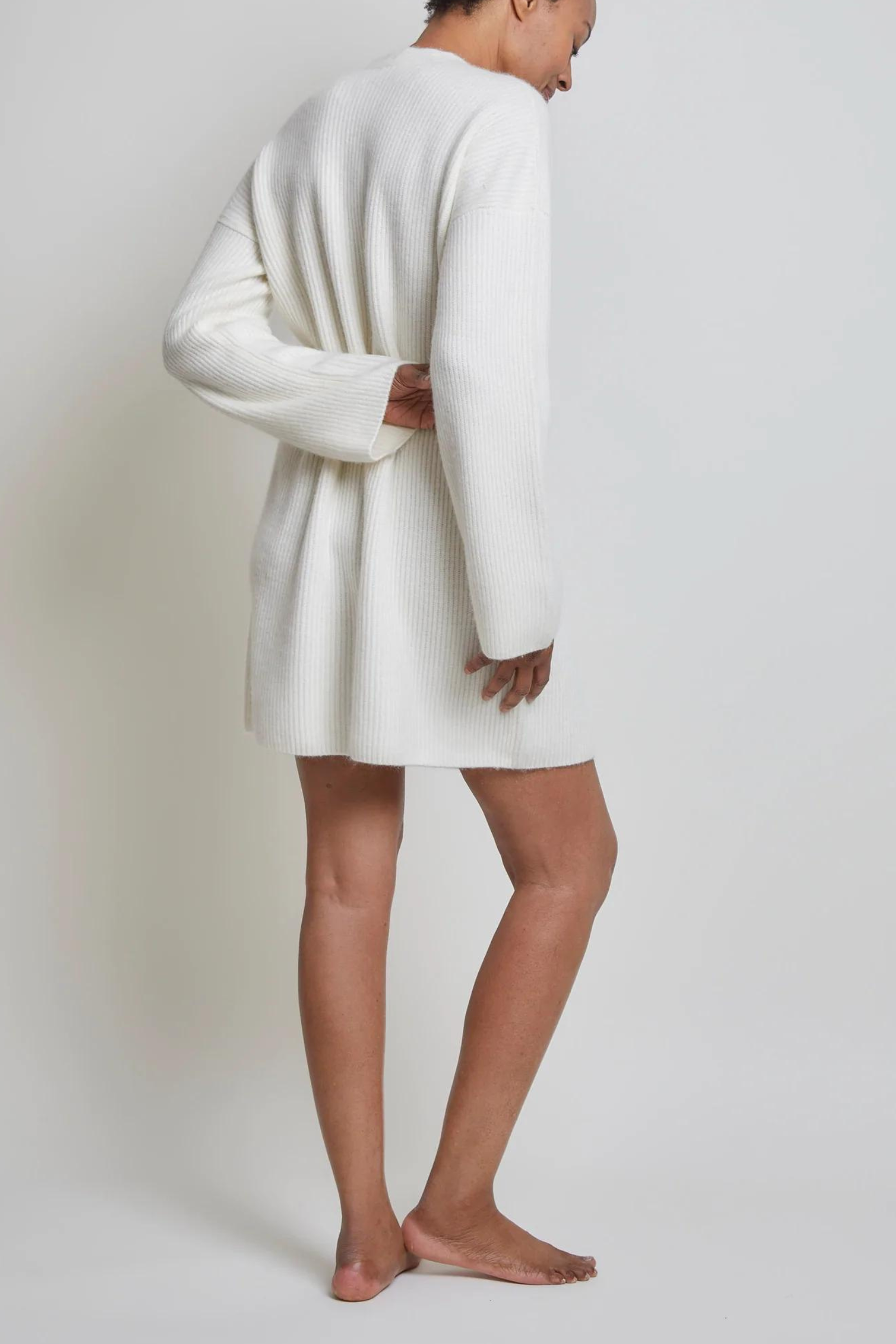 Cashmere Robe - Cream