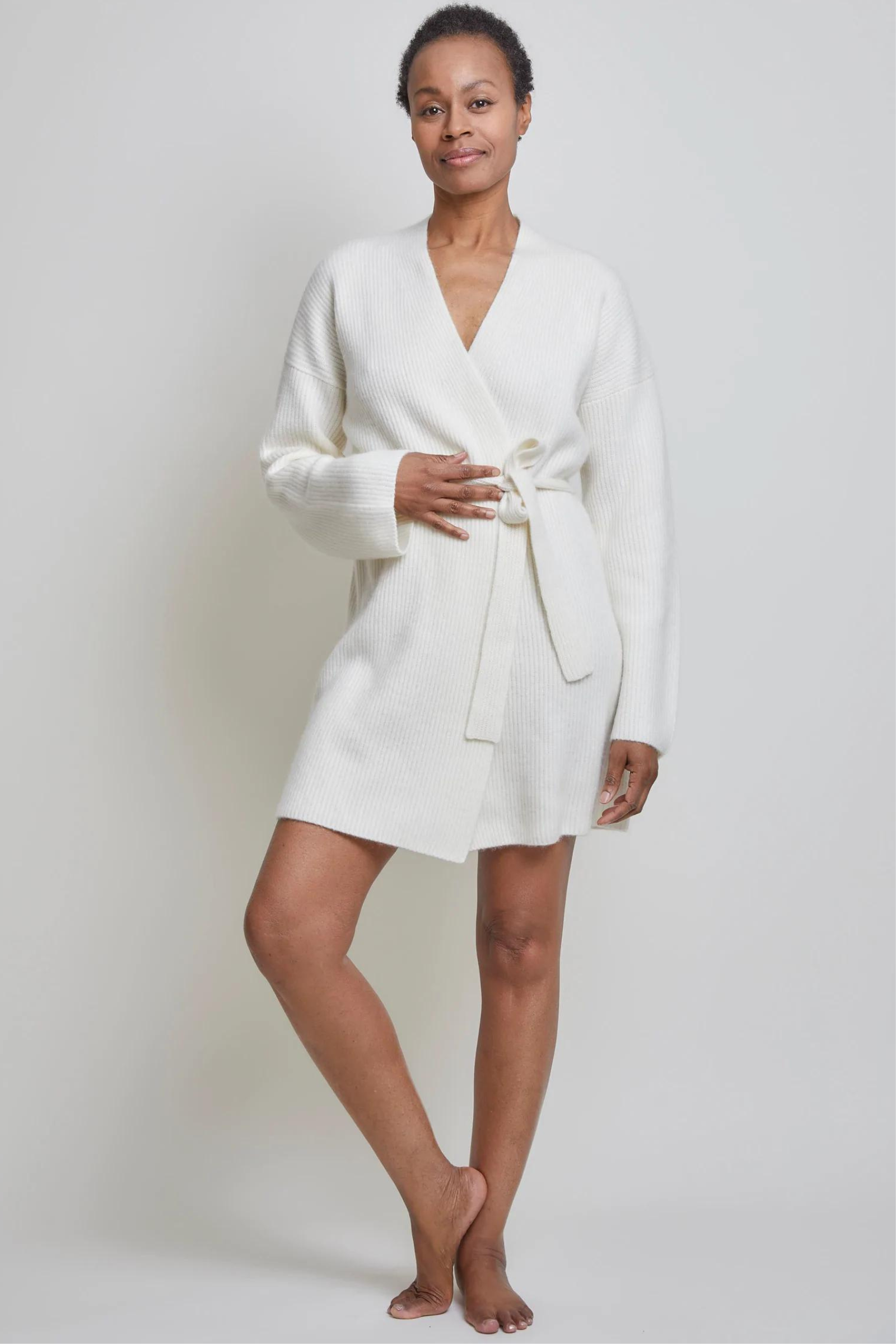Cashmere Robe - Cream