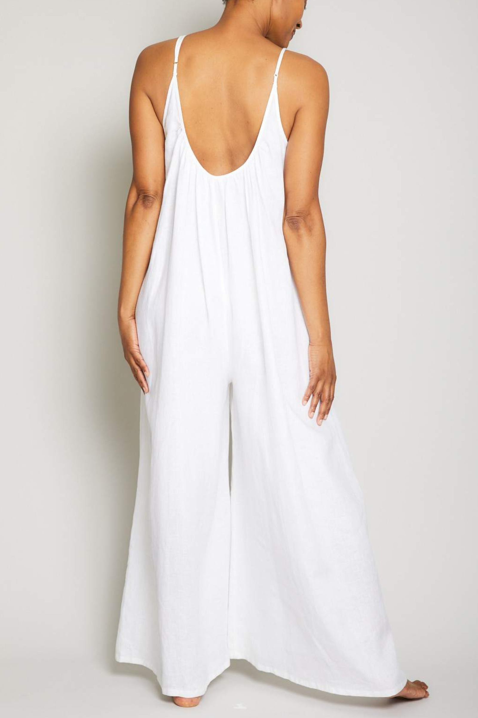 Linen Jumpsuit - Cream