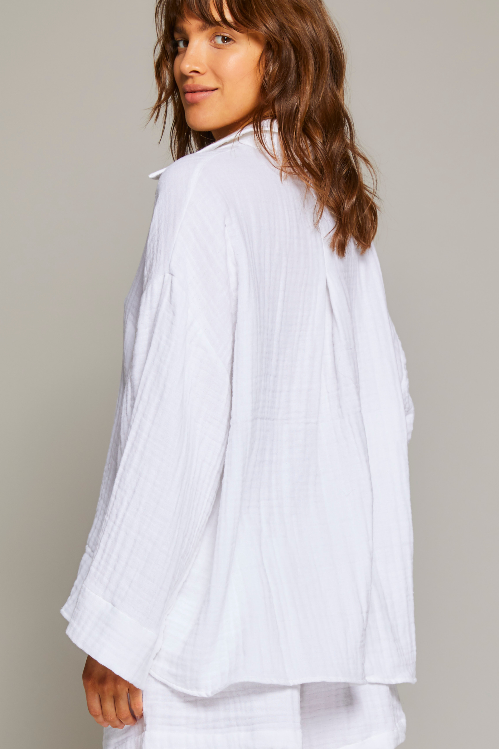 Angel Boxing Short Set - White