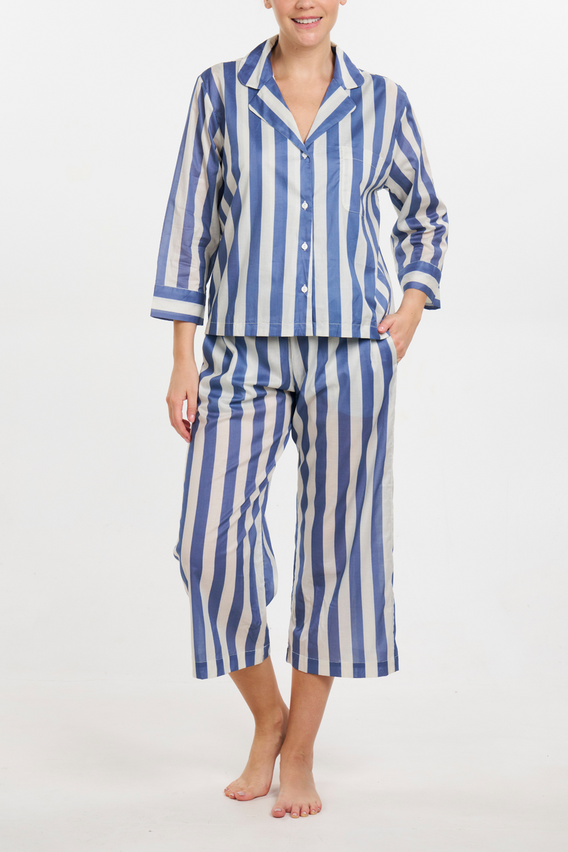 Sato Pajama Set - Big Sky Stripe