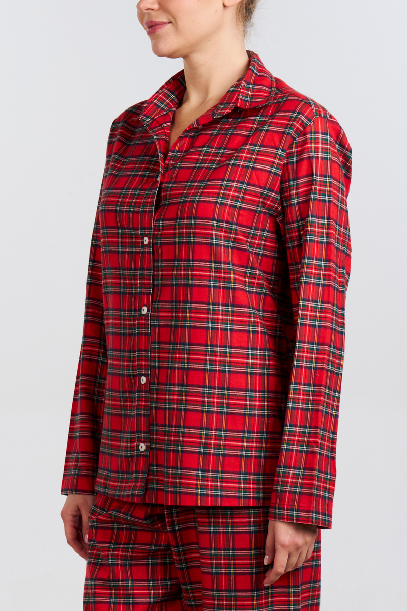 Red Plaid Pajama Set