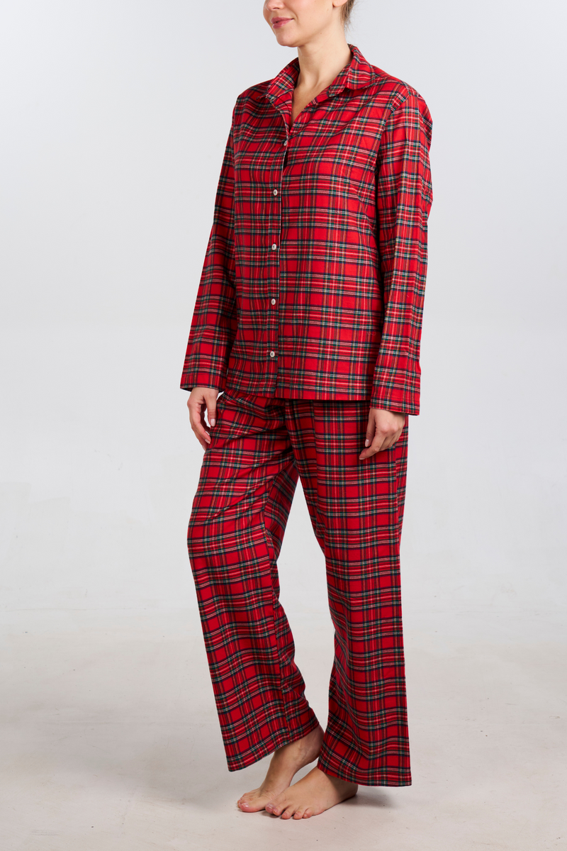 Red Plaid Pajama Set