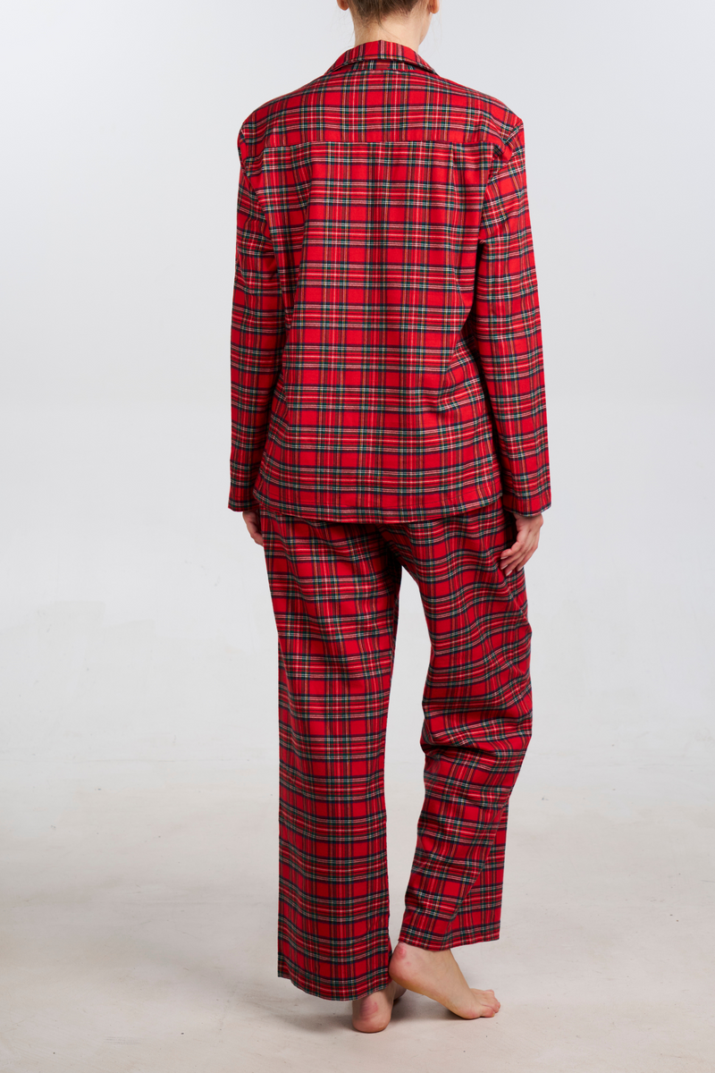 Red Plaid Pajama Set