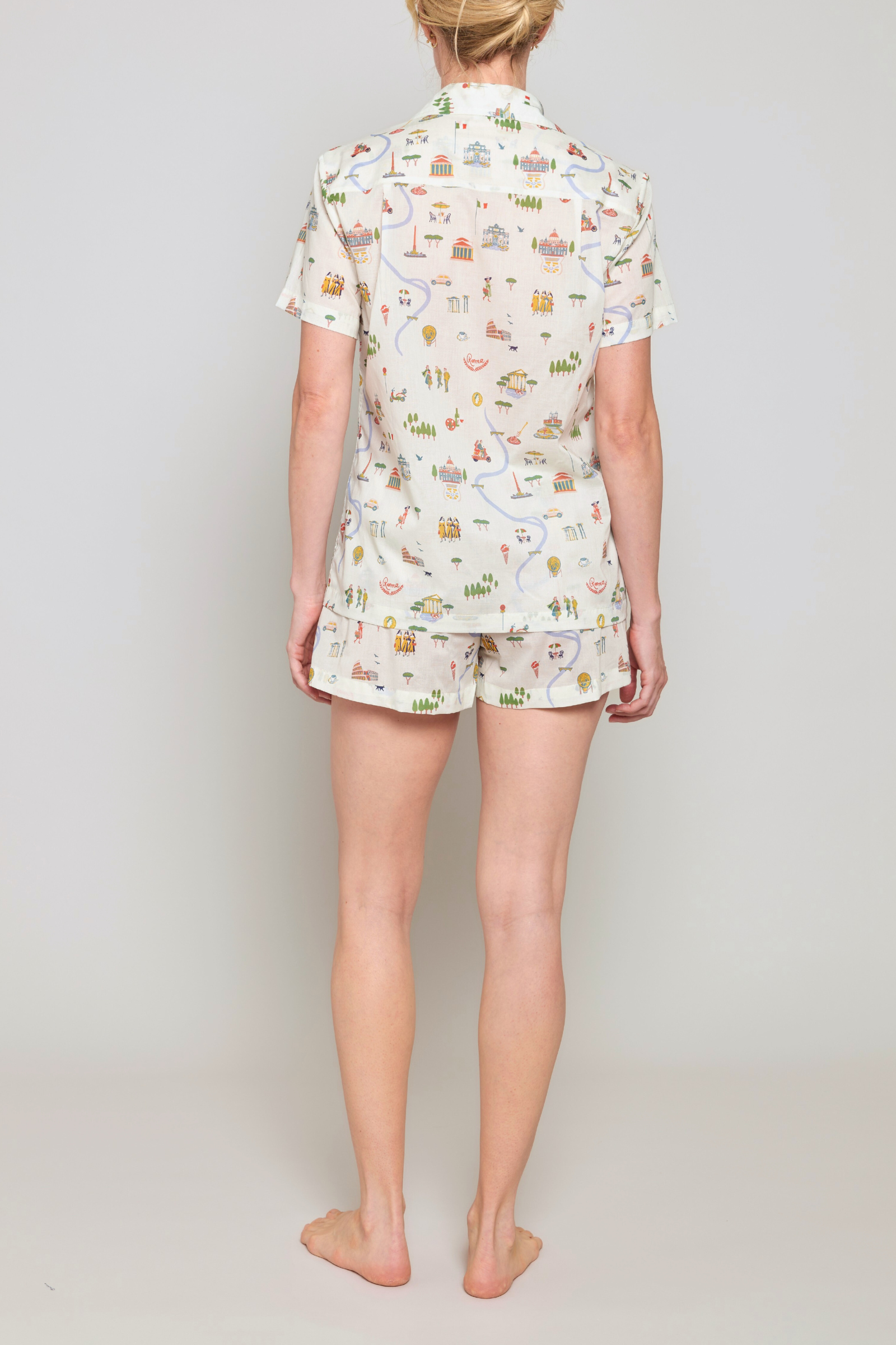 Roma Print Short Set