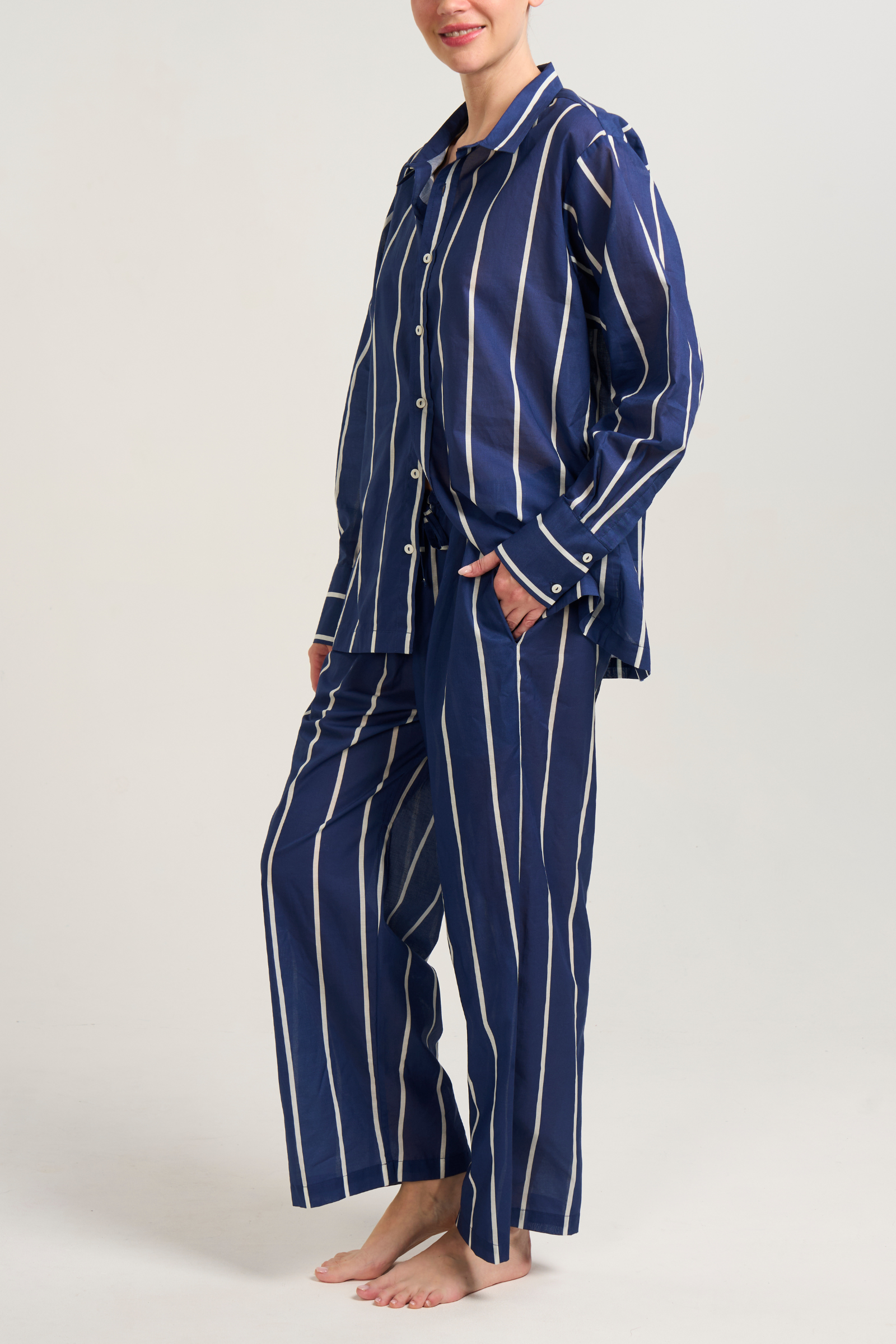 Oversized Lounge Set - Marseille Stripe