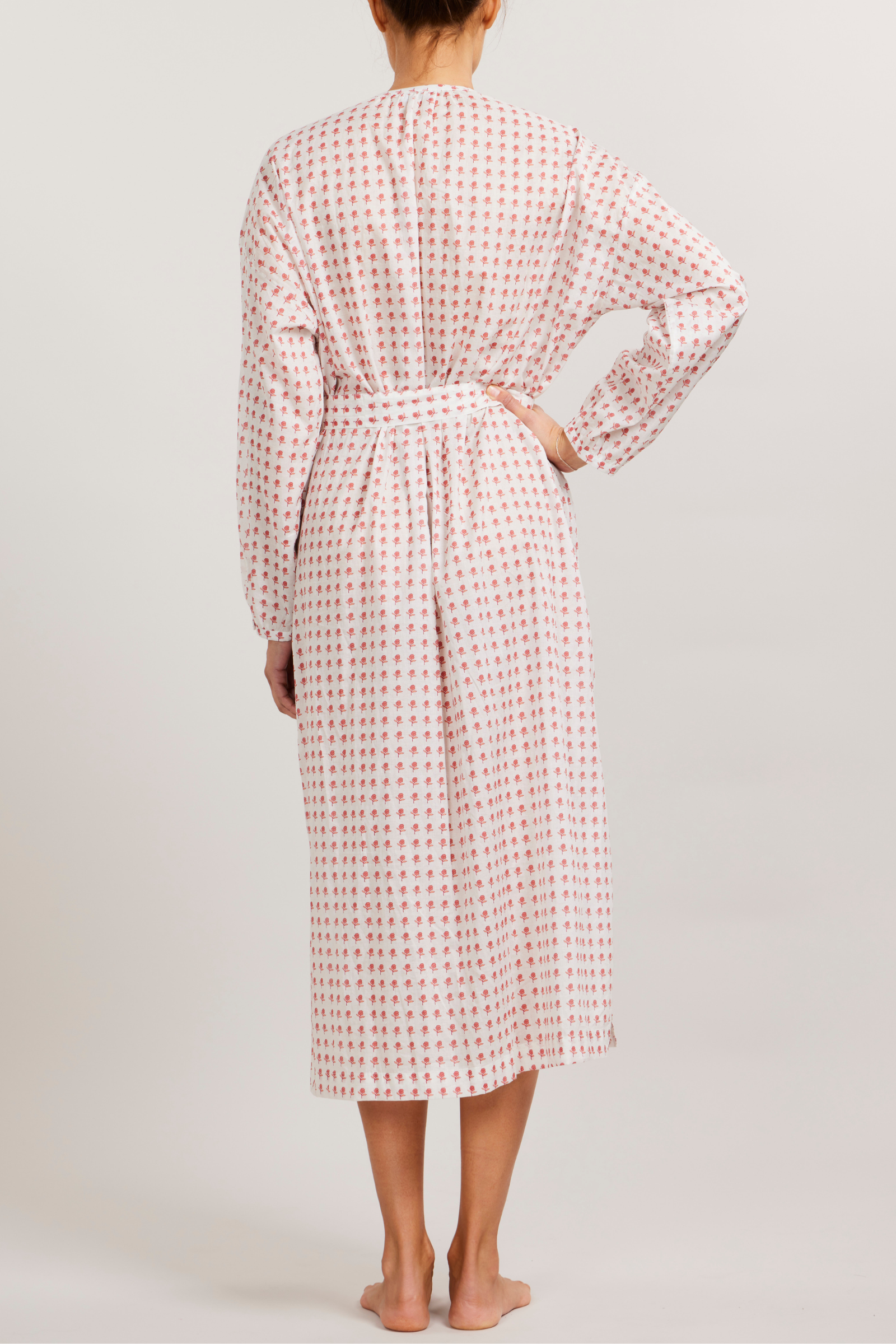 Mona Button Front Dress - Wildflower