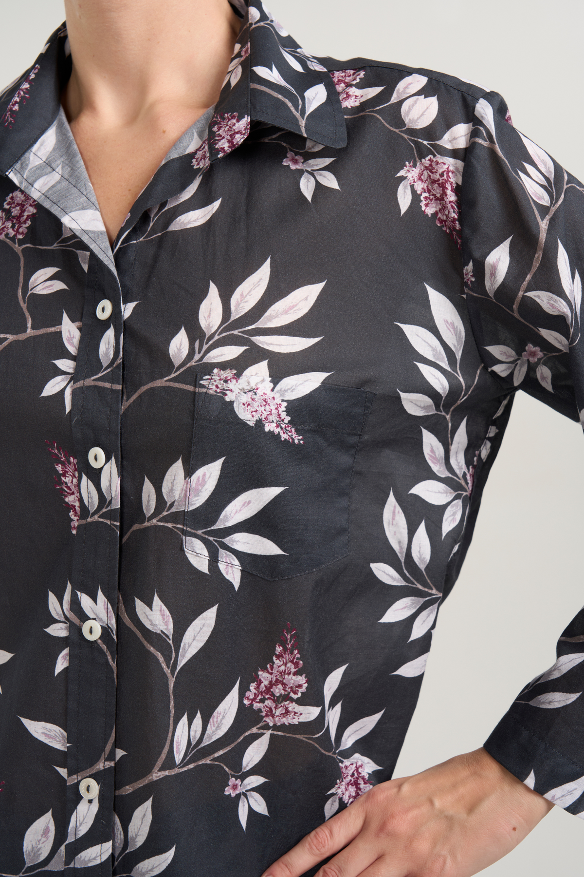 Long Sleeve Pajama Set - Misty Morning