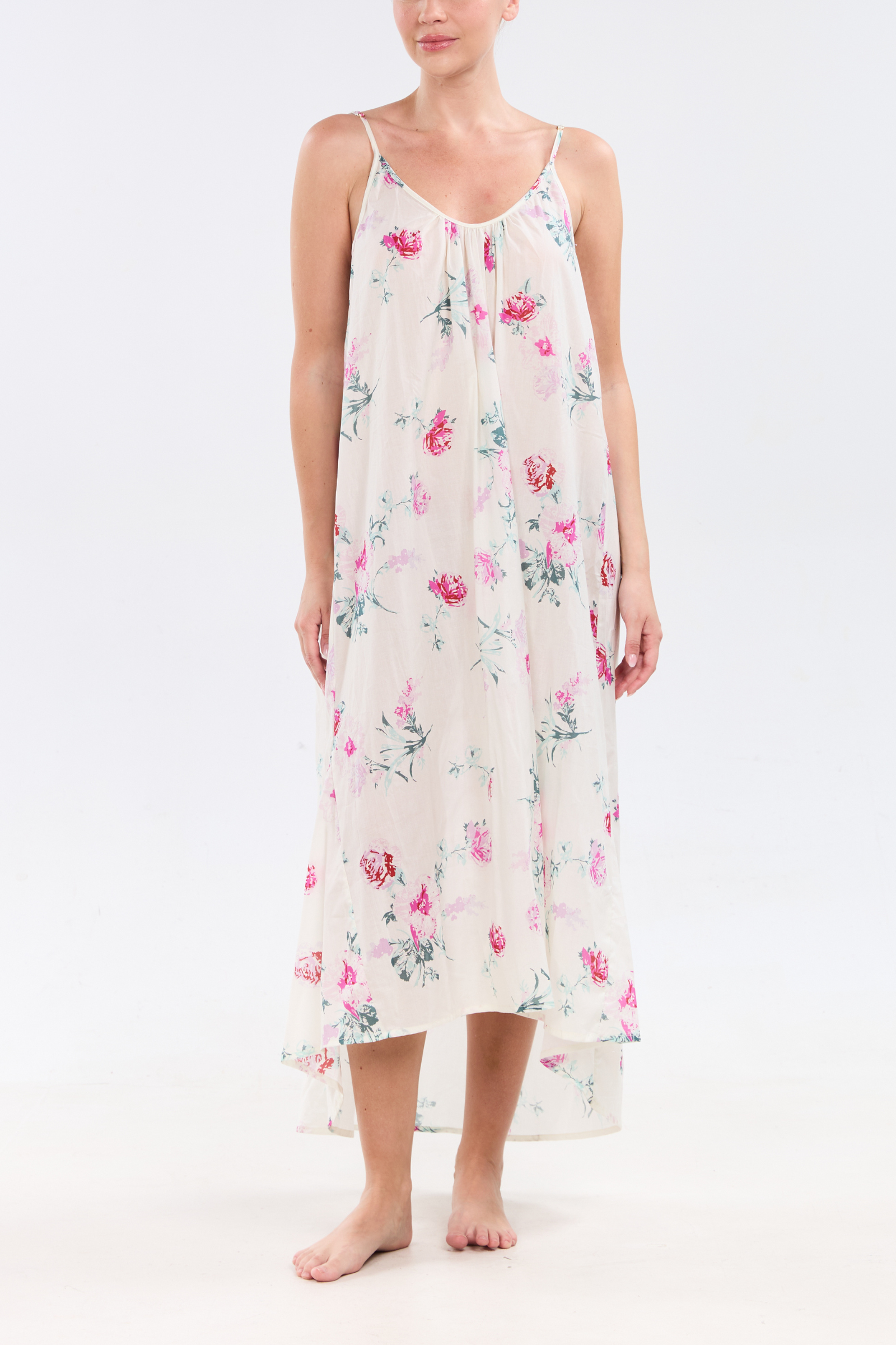 High-Low Dress - Roses
