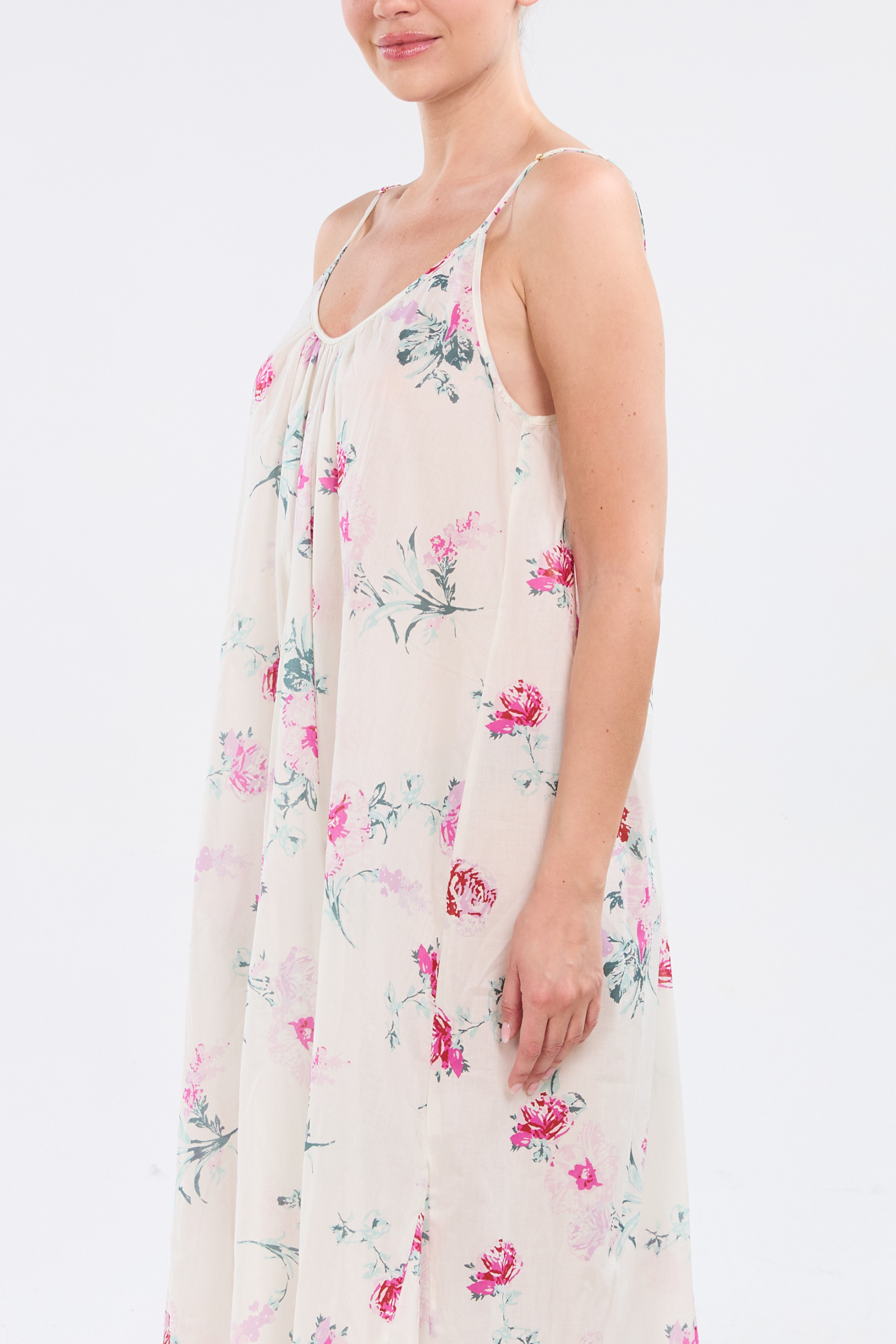 High-Low Dress - Roses