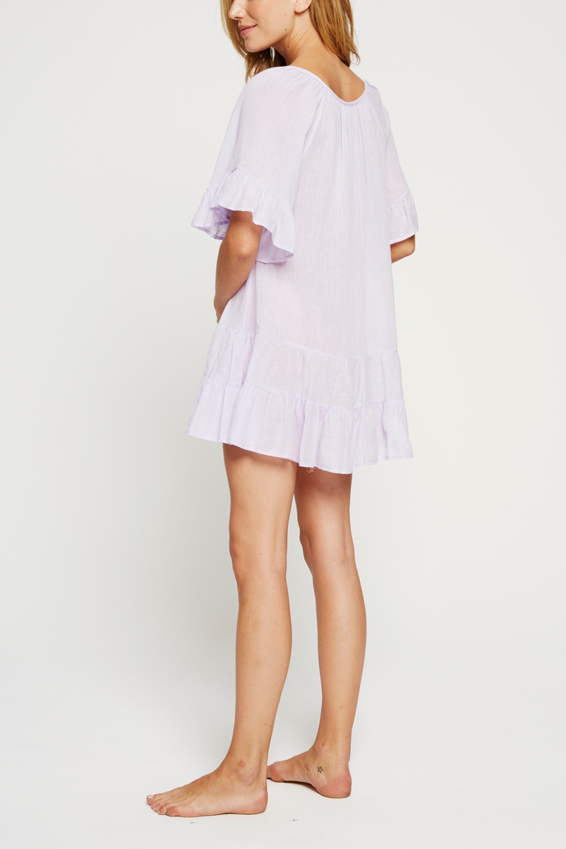 Bell Sleeve Nightie - Lavender