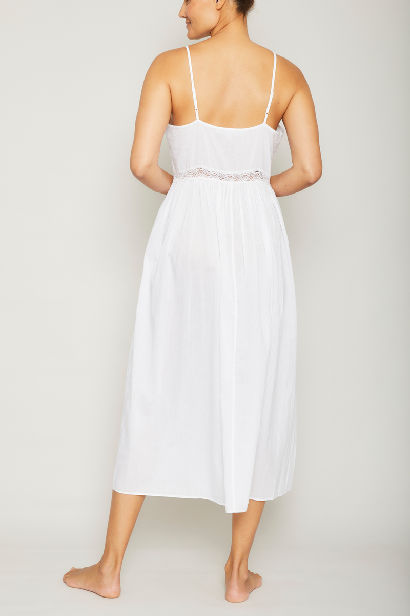 Embroidered Lace Nightgown