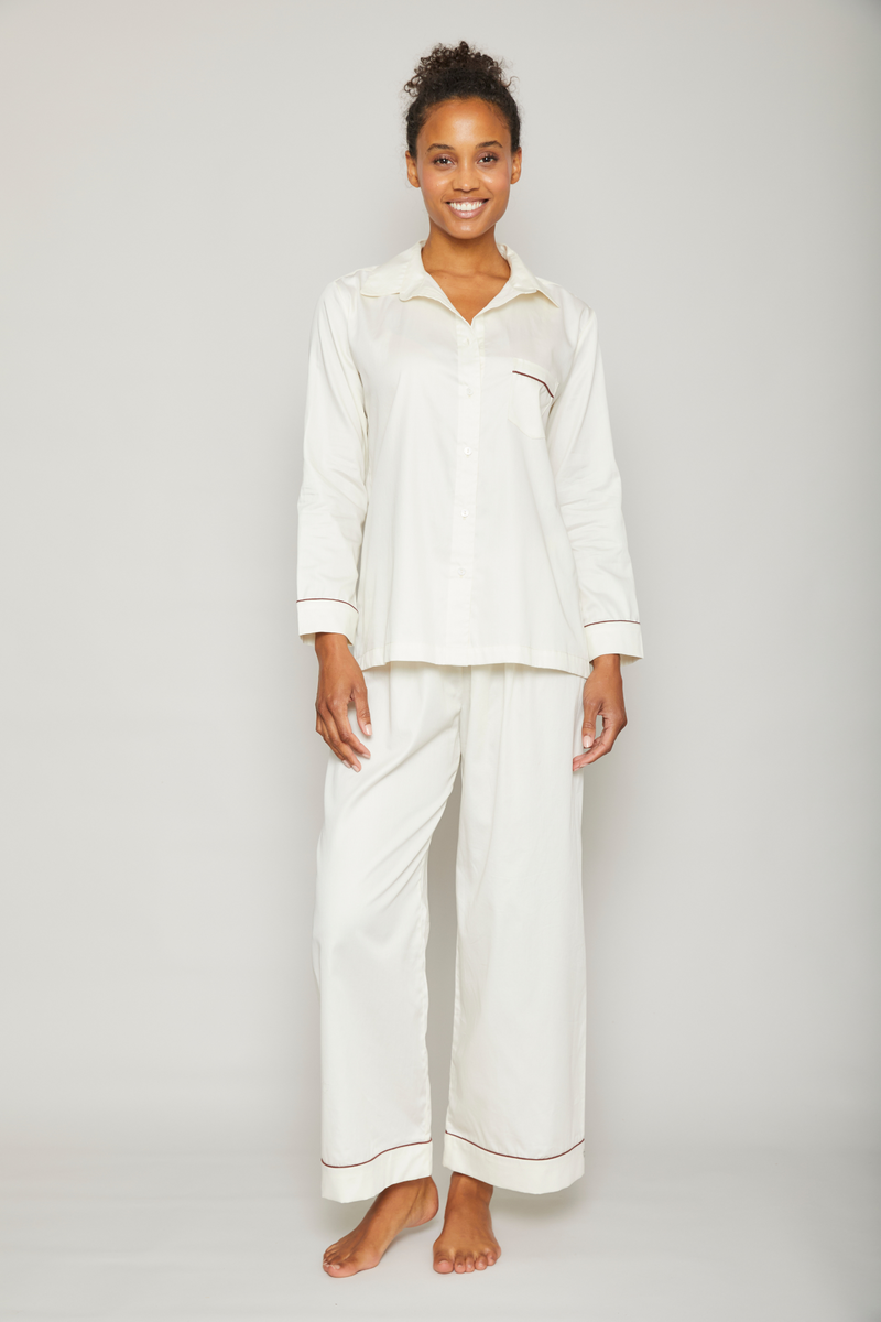 White cheap pyjamas cotton