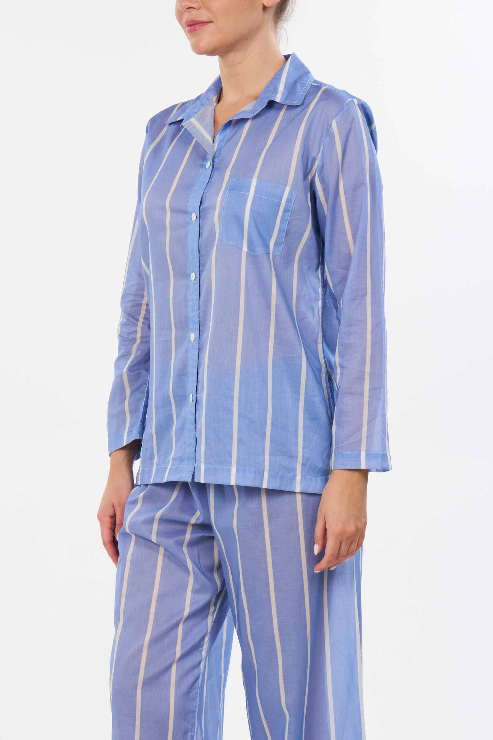 Long Sleeve Pajama Set - Bel Air Stripe