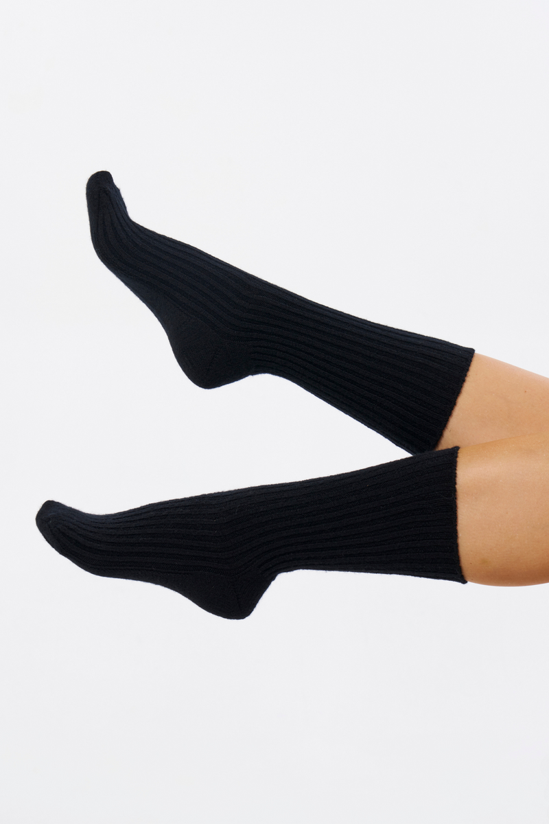 Cashmere Socks - Black