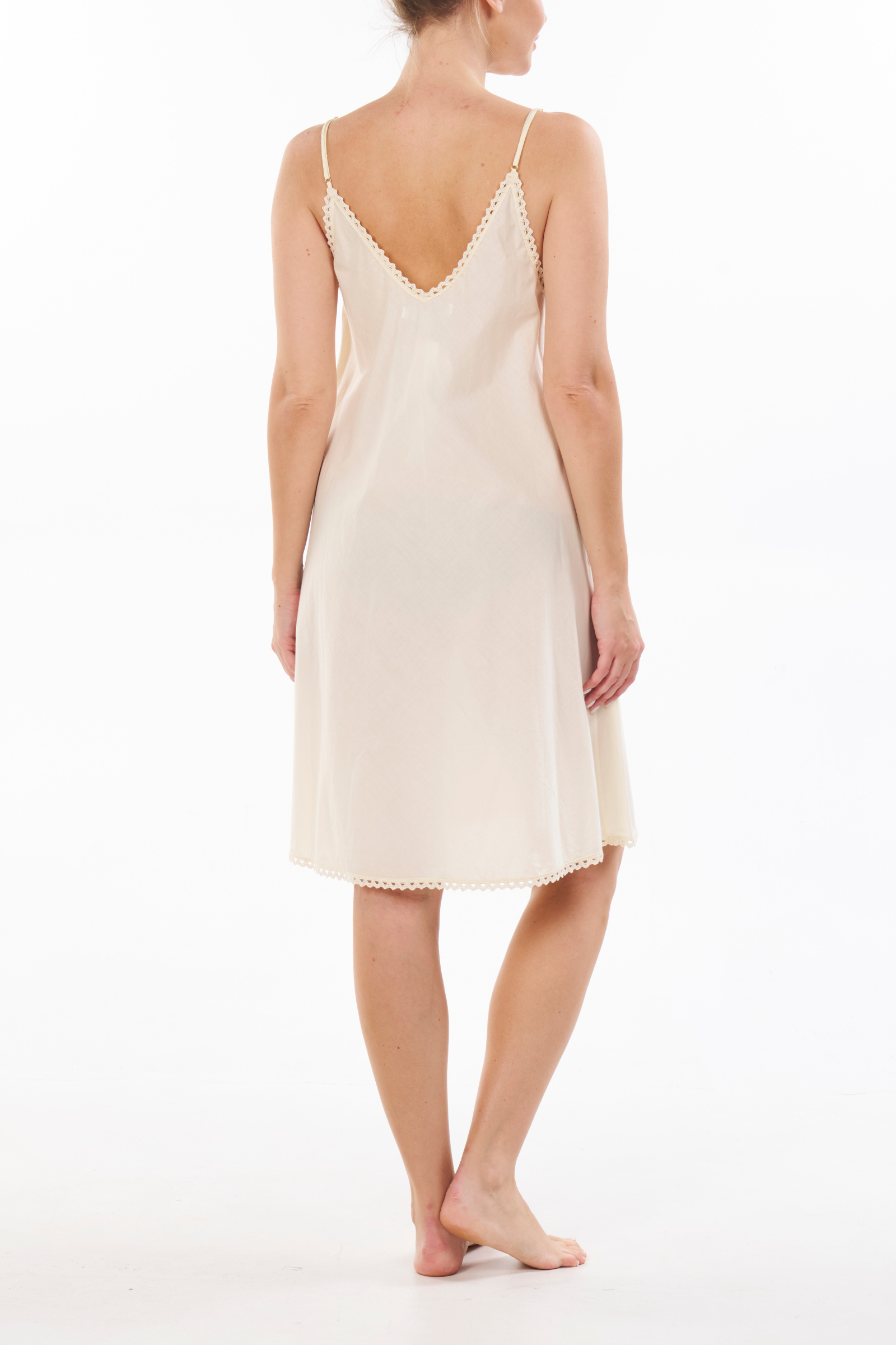 Cotton Lace Slip - Butter Yellow