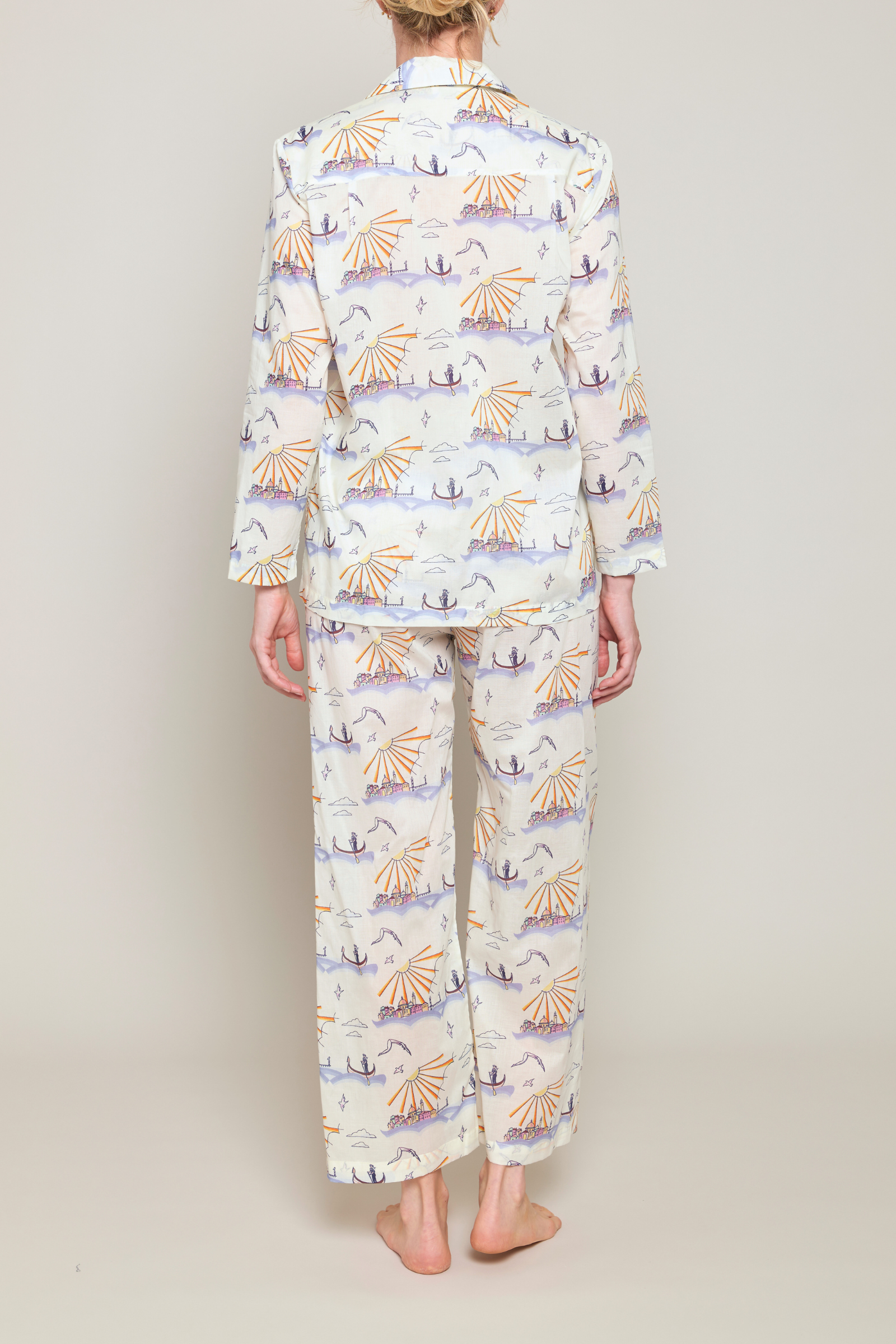Long Sleeve Pajama Set - Venice