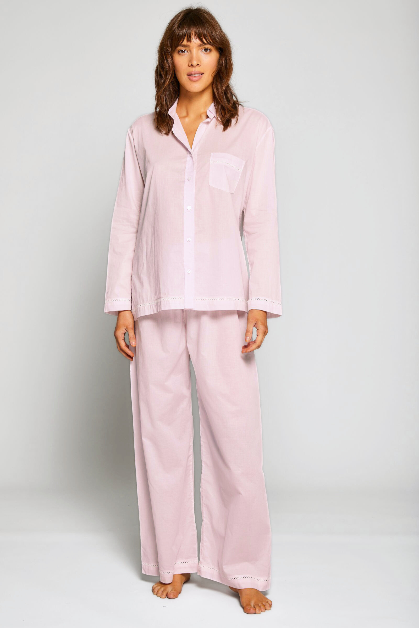 Classic Style Pajama Set - Pink