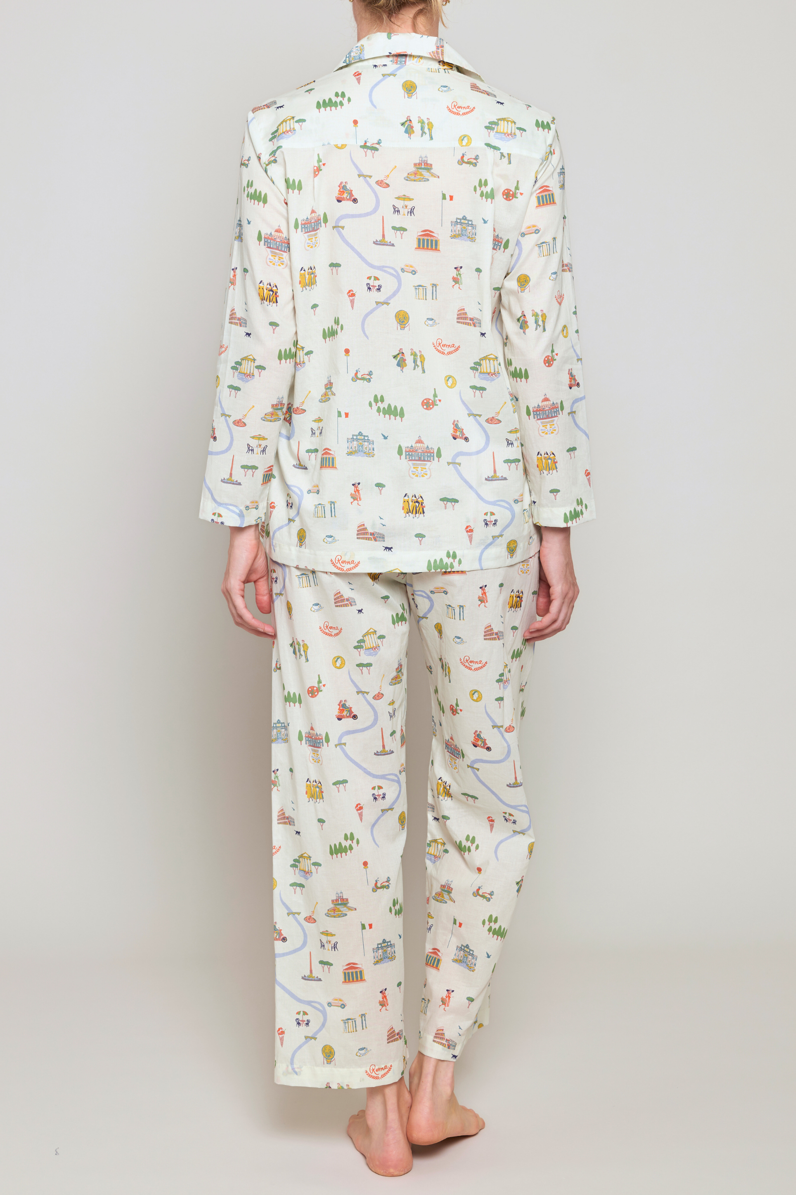 Long Sleeve Pajama Set - Roma