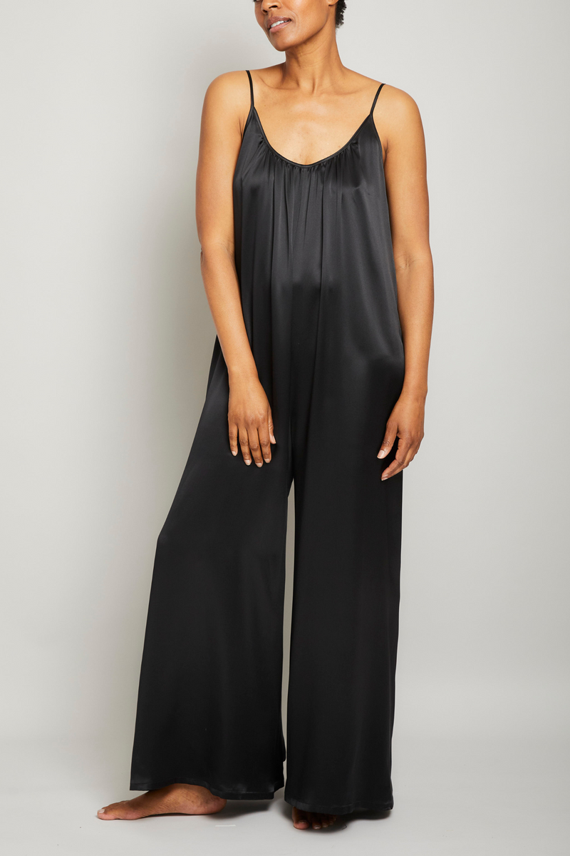 Silk charmeuse deals jumpsuit