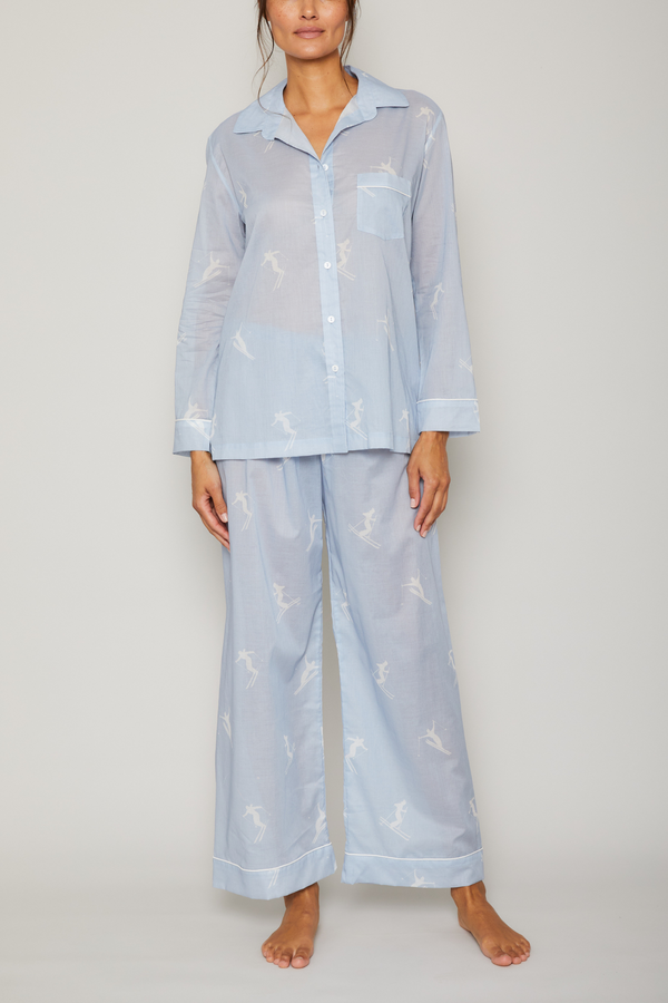 Adult Cotton Two-Piece Pajamas