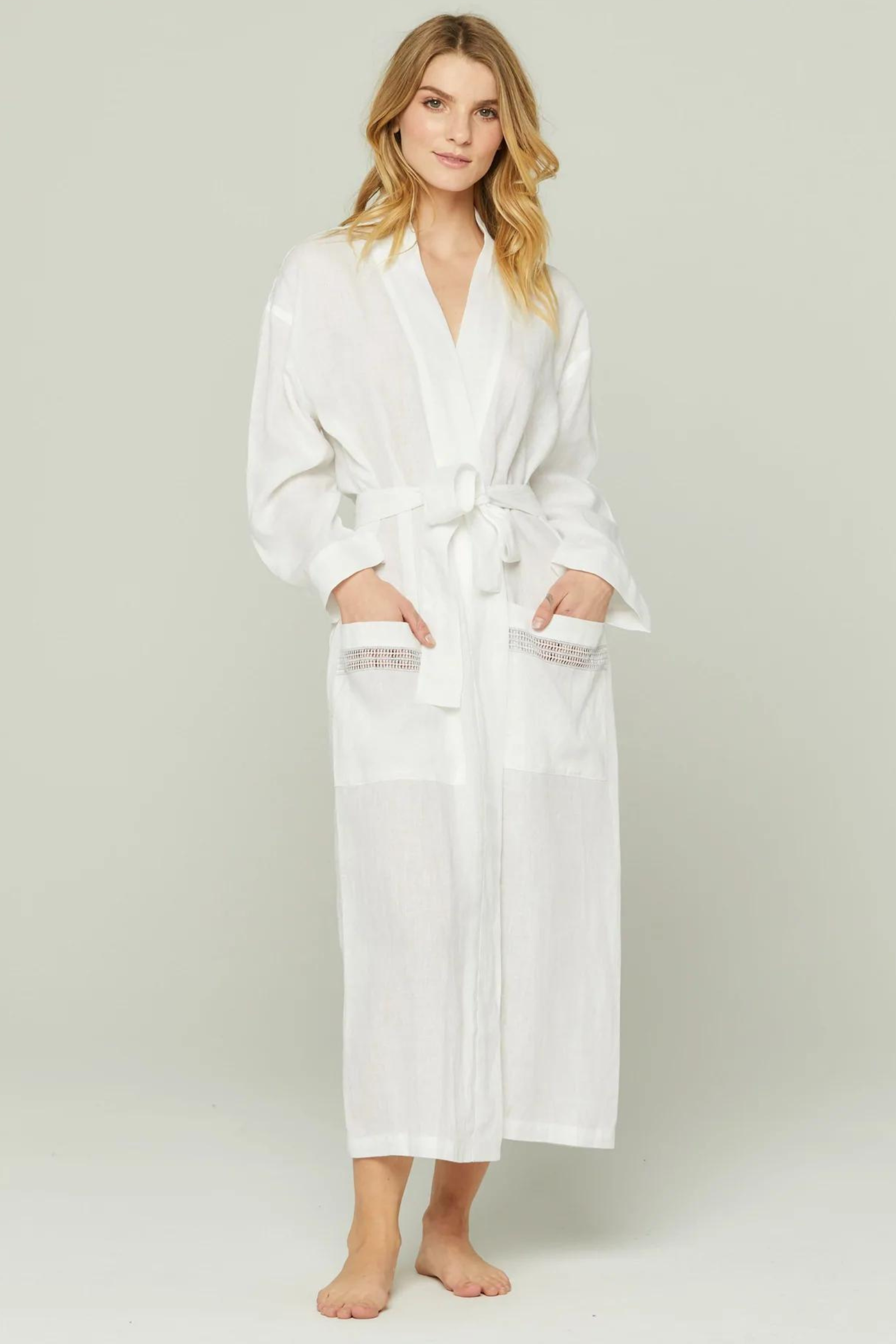 Italian Linen Robe