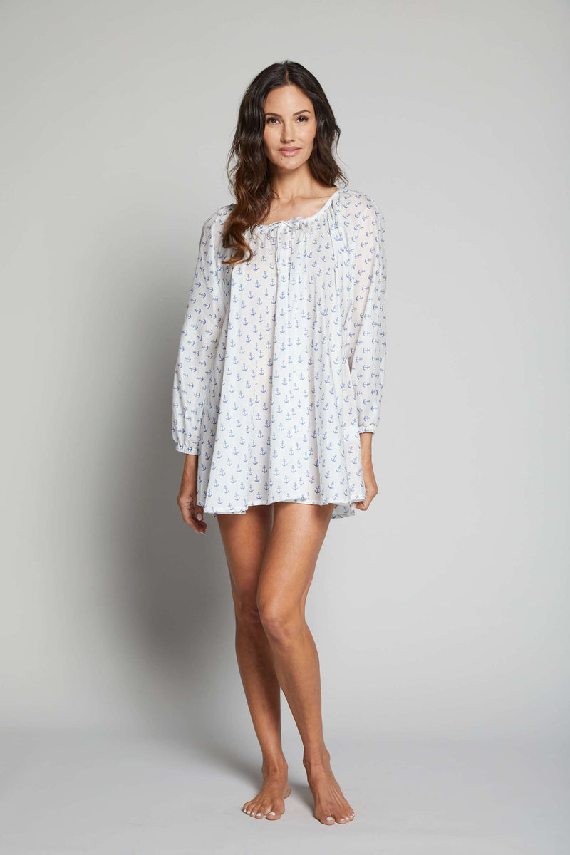 Anchors Nini Nightie - Blue