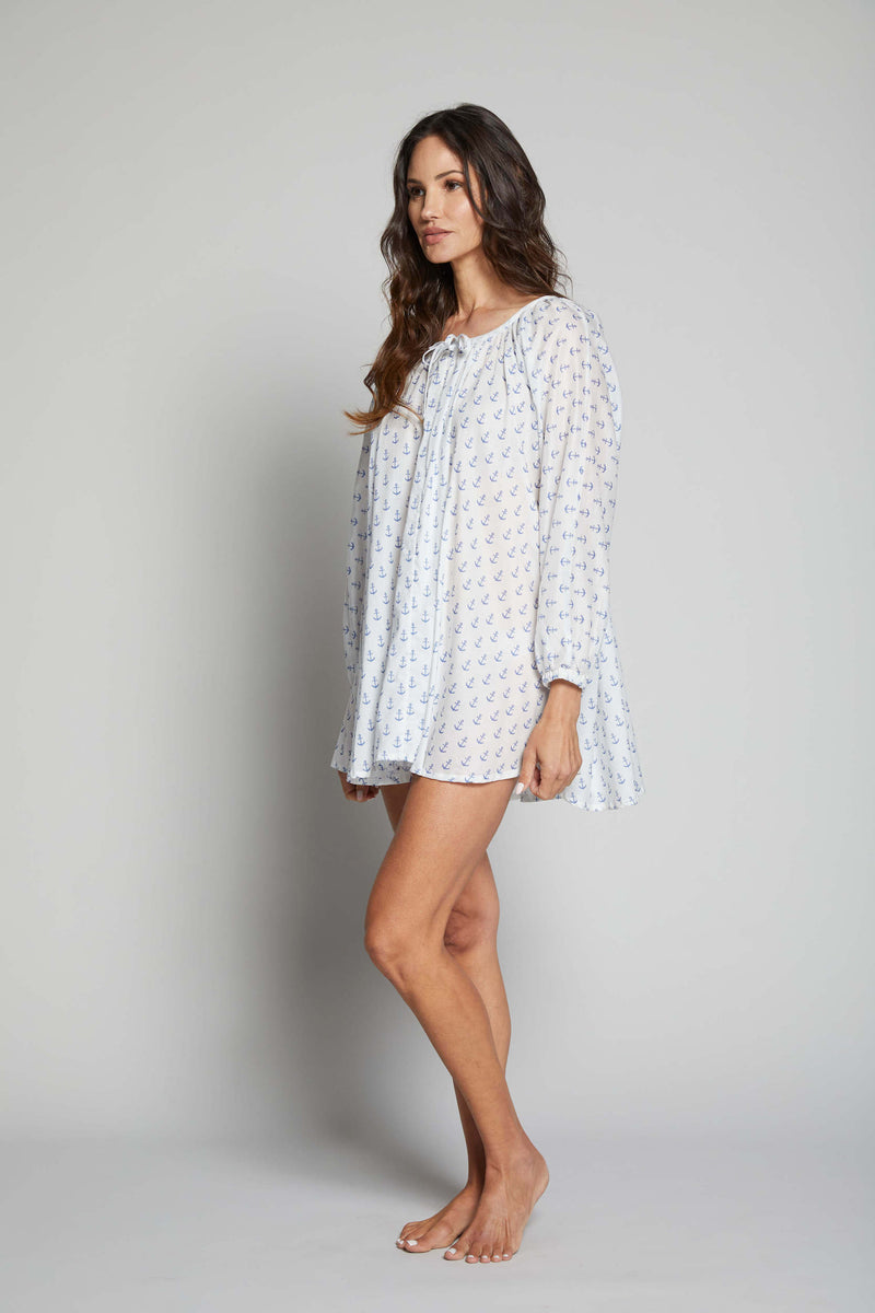 Anchors Nini Nightie - Blue